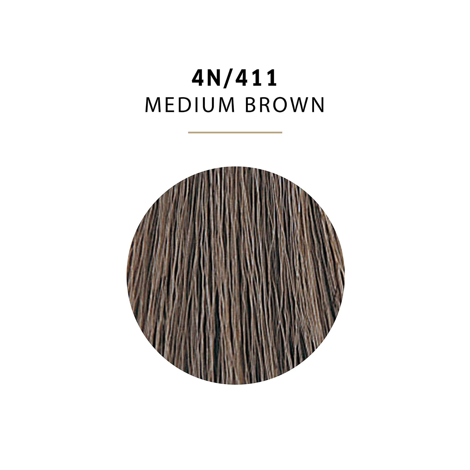 Wella ColorCharm Permanent Liquid Hair Color 4N/Medium Brown, 42mL