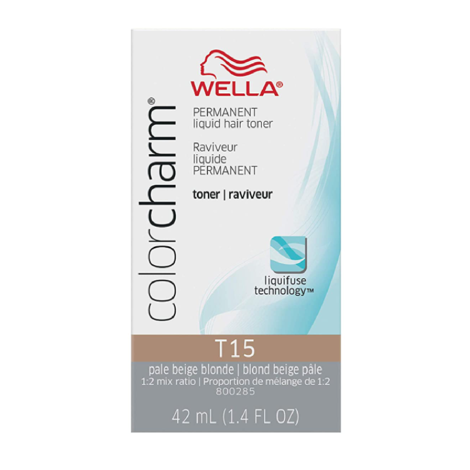 Wella ColorCharm Permanent Liquid Hair Toner T15, 42mL