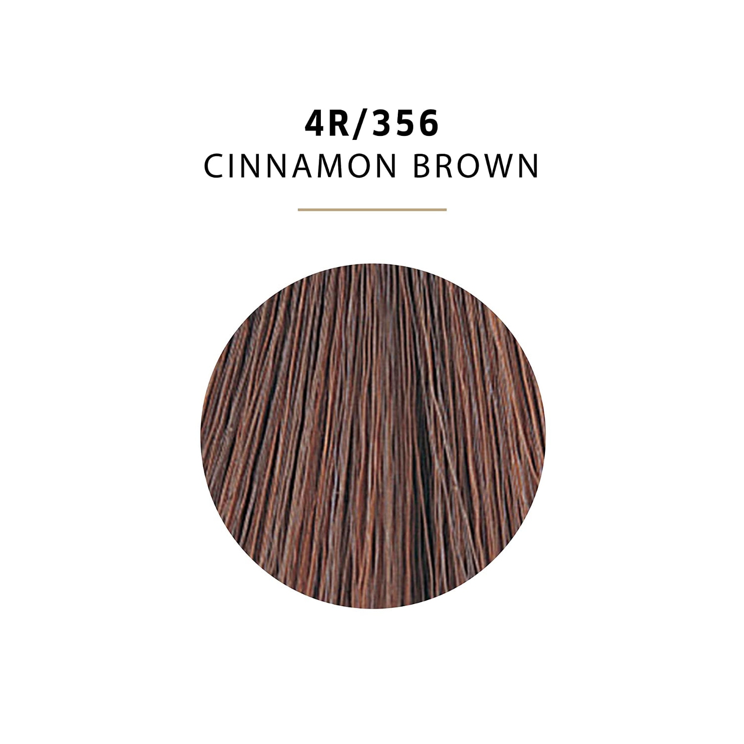 Wella ColorCharm Permanent Liquid Hair Color 4R/Cinnamon Brown, 42mL