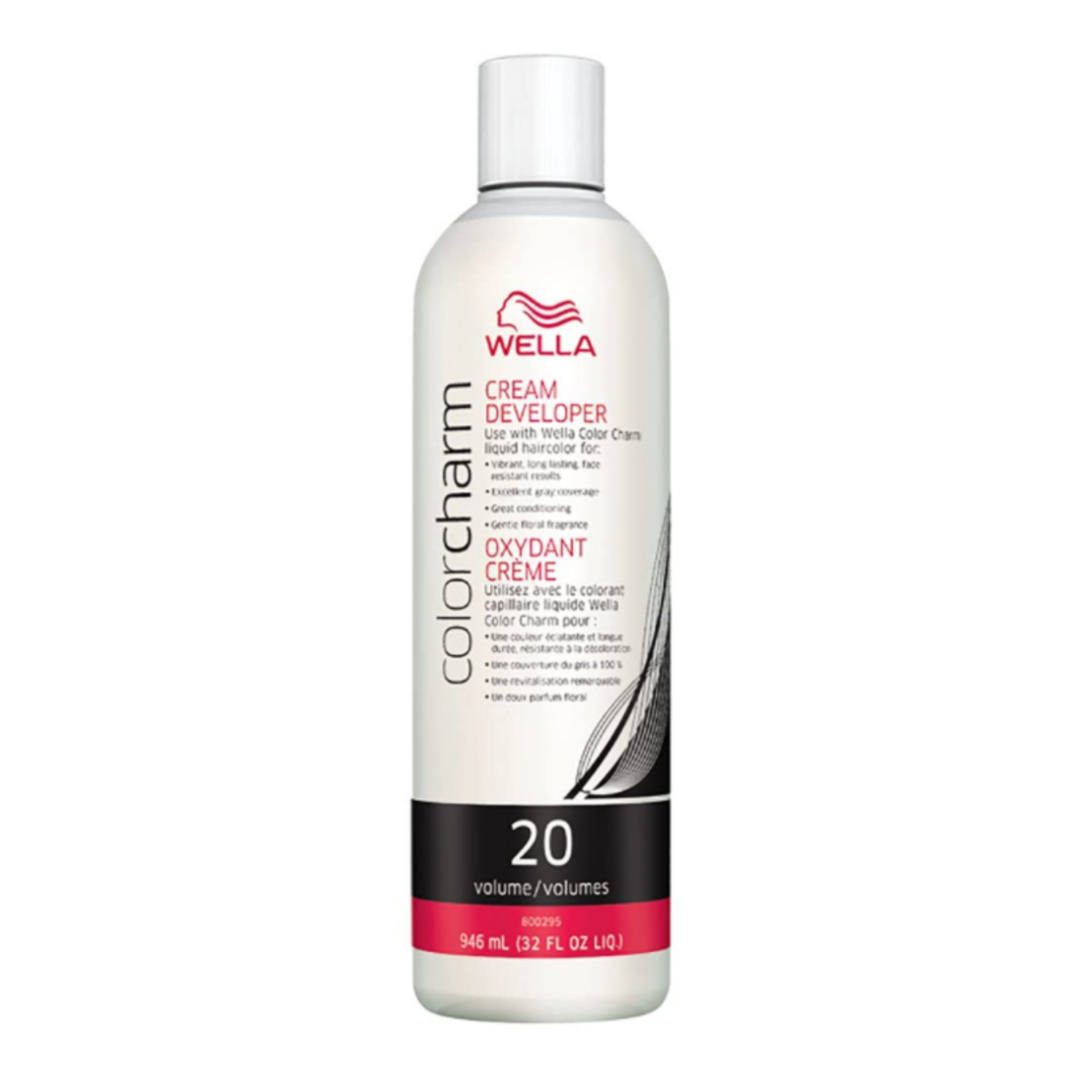 Wella ColorCharm Cream Developer 20 Volume, 946mL