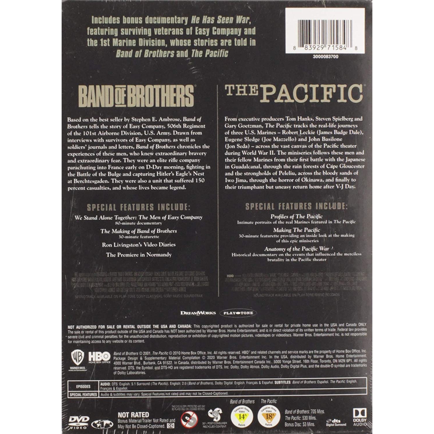 Band of Brothers + The Pacific