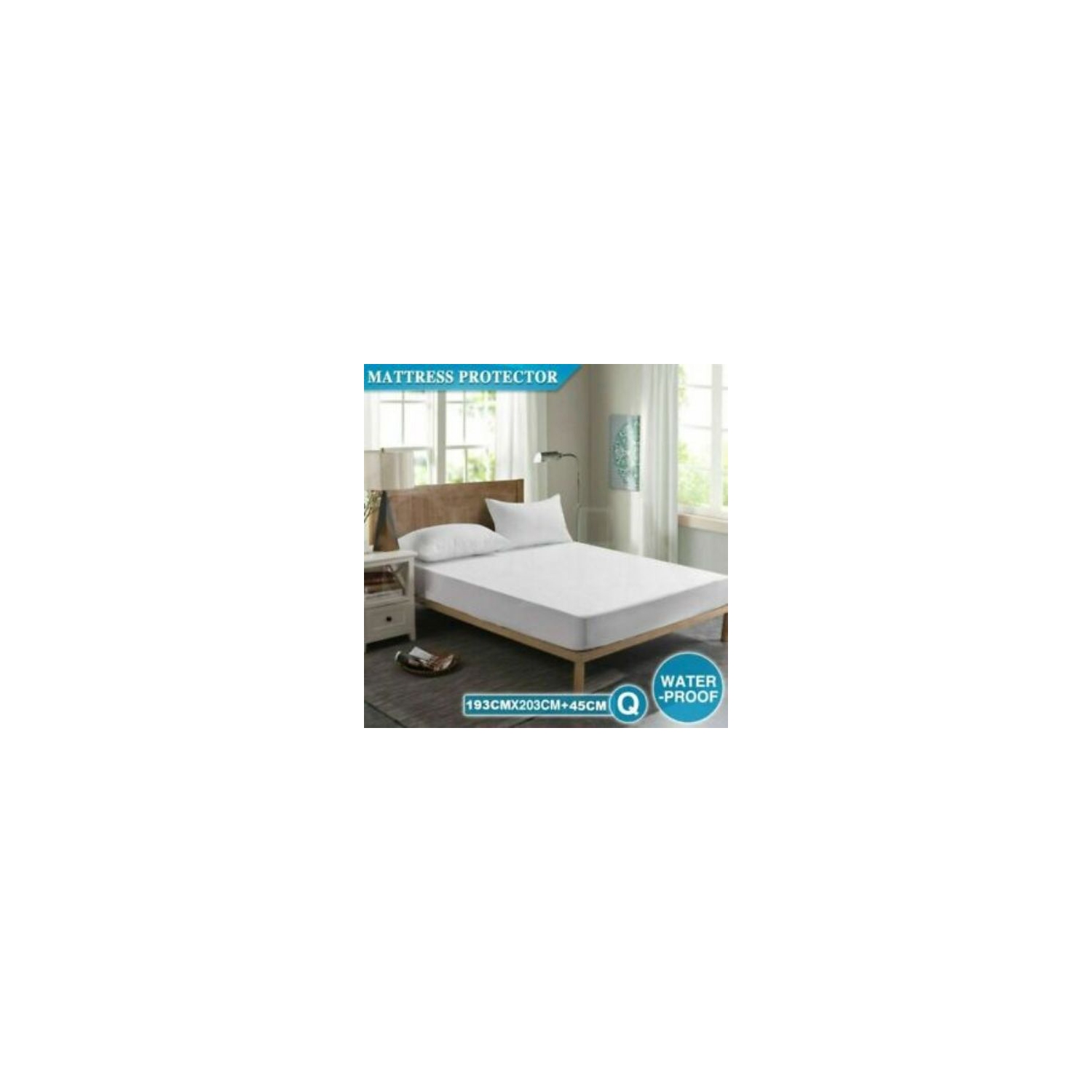 Mattress Protector Waterproof Terrycloth Soft Mattress Pad Cover 3- Sizes Cover