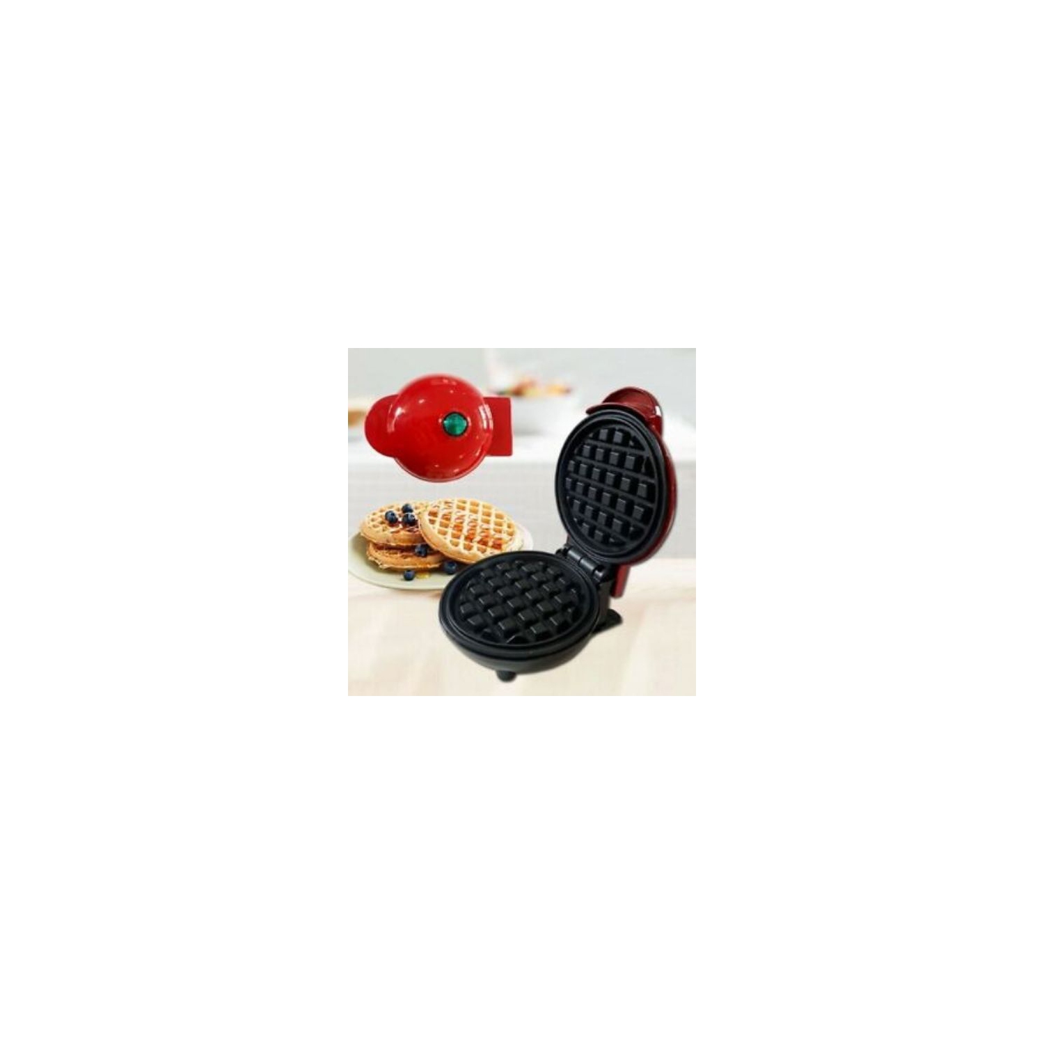 New Mini Waffle Maker Iron Shaped Breakfast Maker Small Electric baking machine