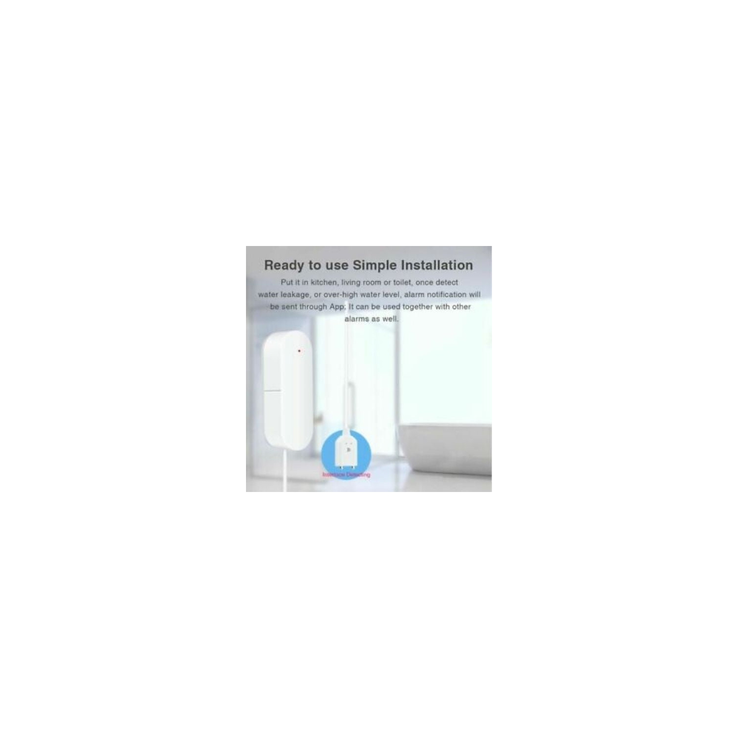 Tuya Smart WiFi Water Leak Sensor Flood Leakage Level Overflow Detector