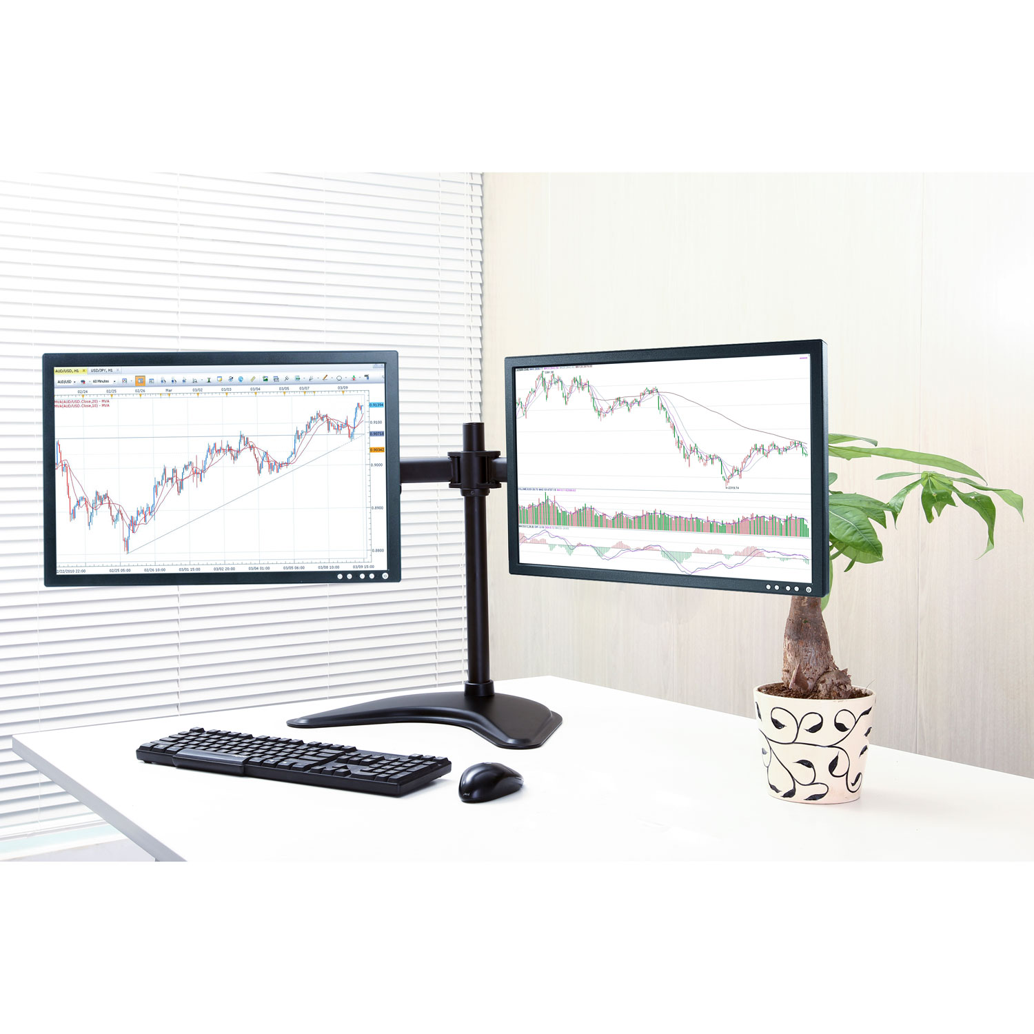 Support double d'IntekView pour moniteur