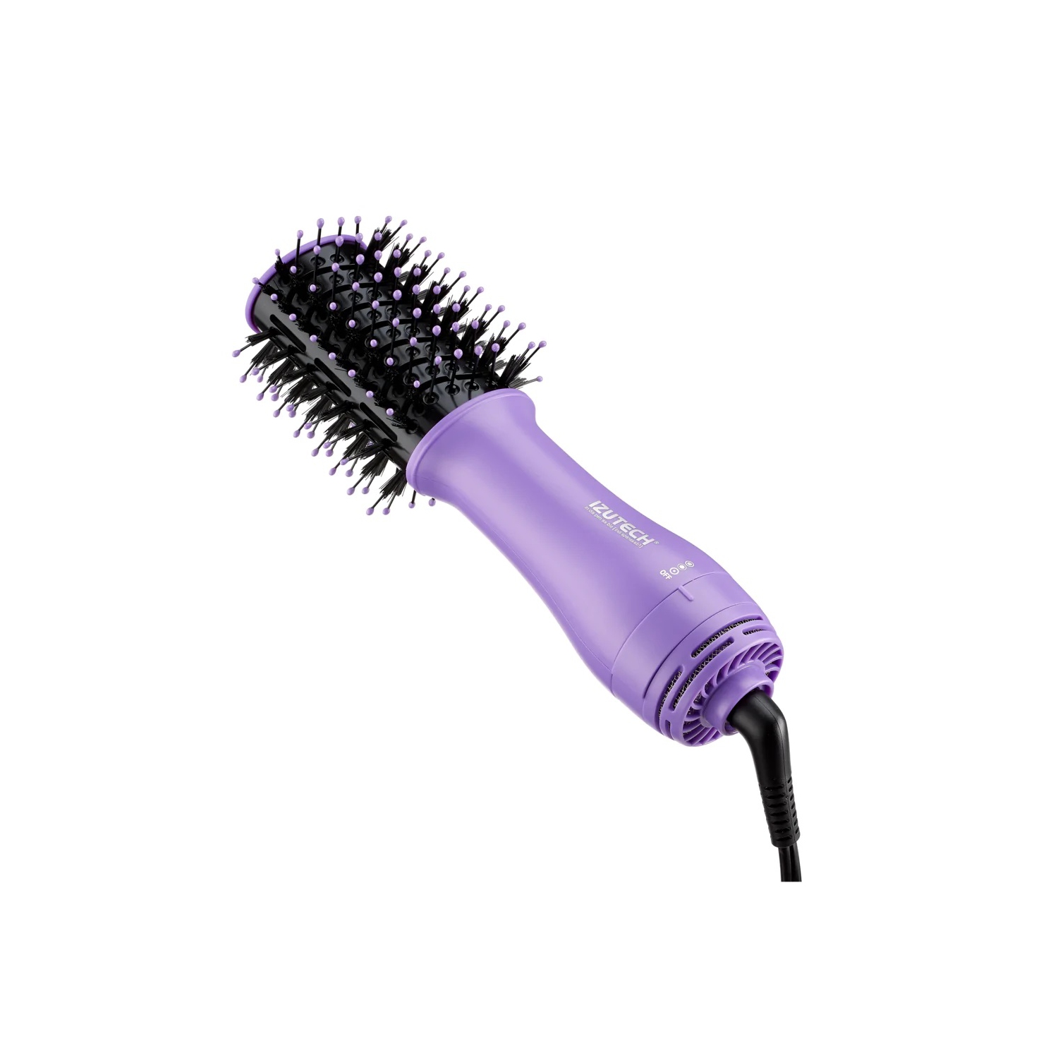 Izutech Mini Brosse Séchoir 2-en-1 Mauve