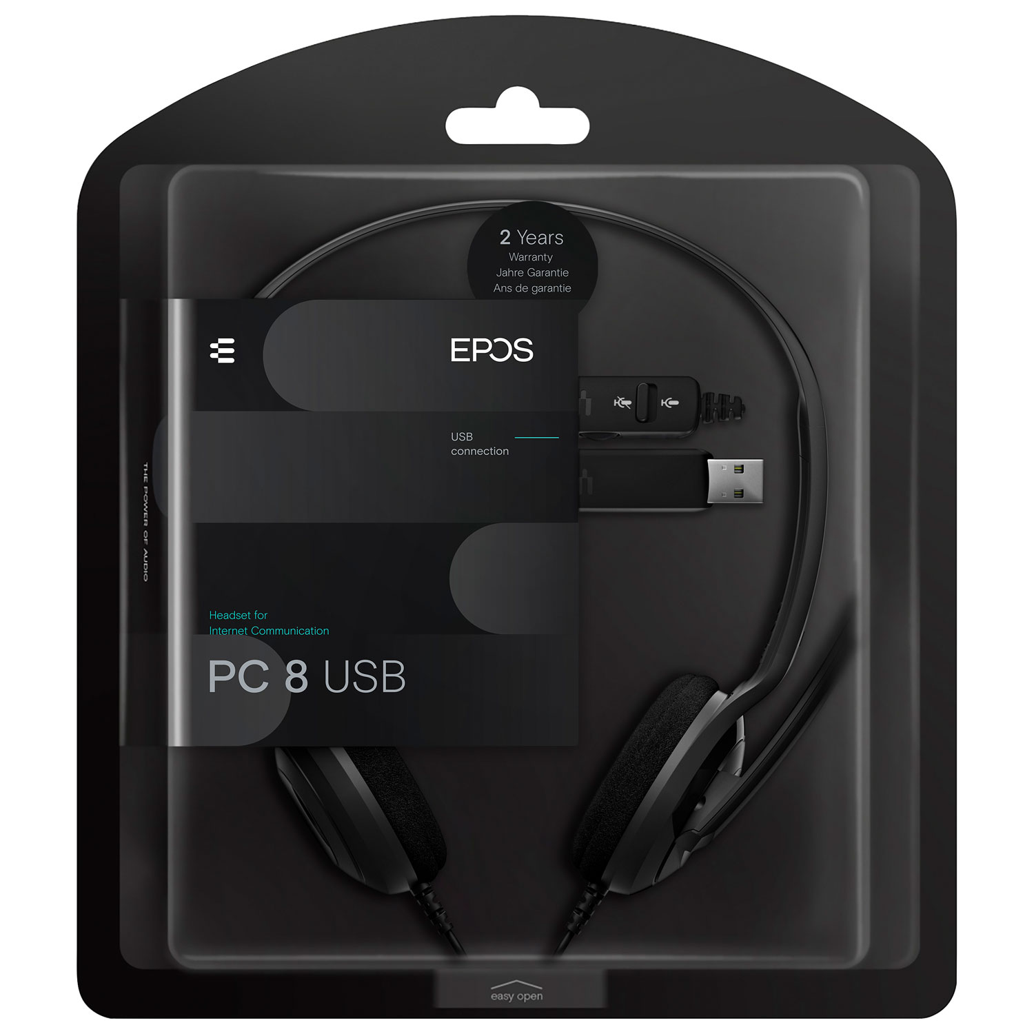 EPOS PC 8 USB Stereo Headset - Black | Best Buy Canada