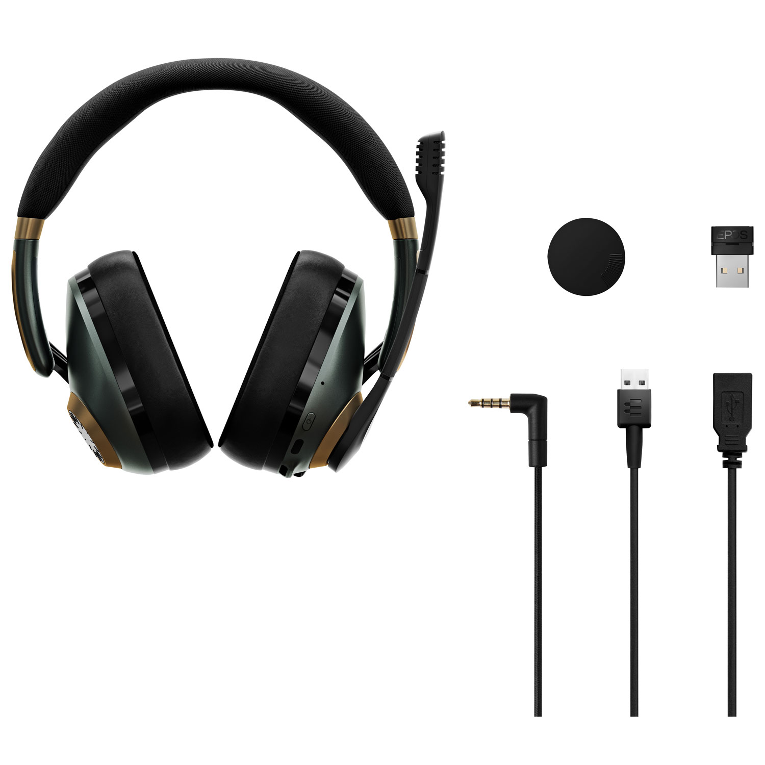 Casque de jeu hybride sans fil H3PRO d'EPOS - Vert