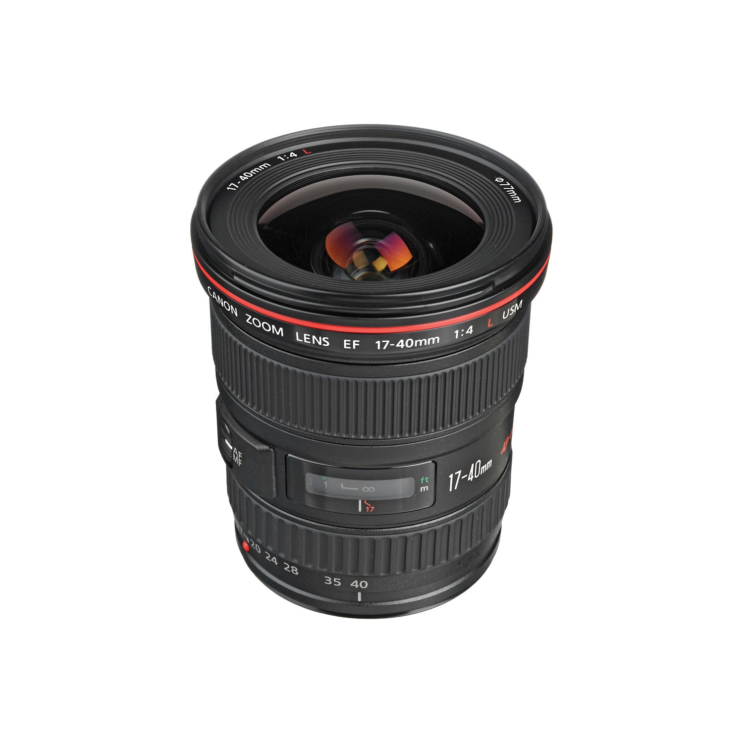 Canon EF 17-40mm f/4L USM Lens + Filter Kit + Cap Keeper Base Bundle