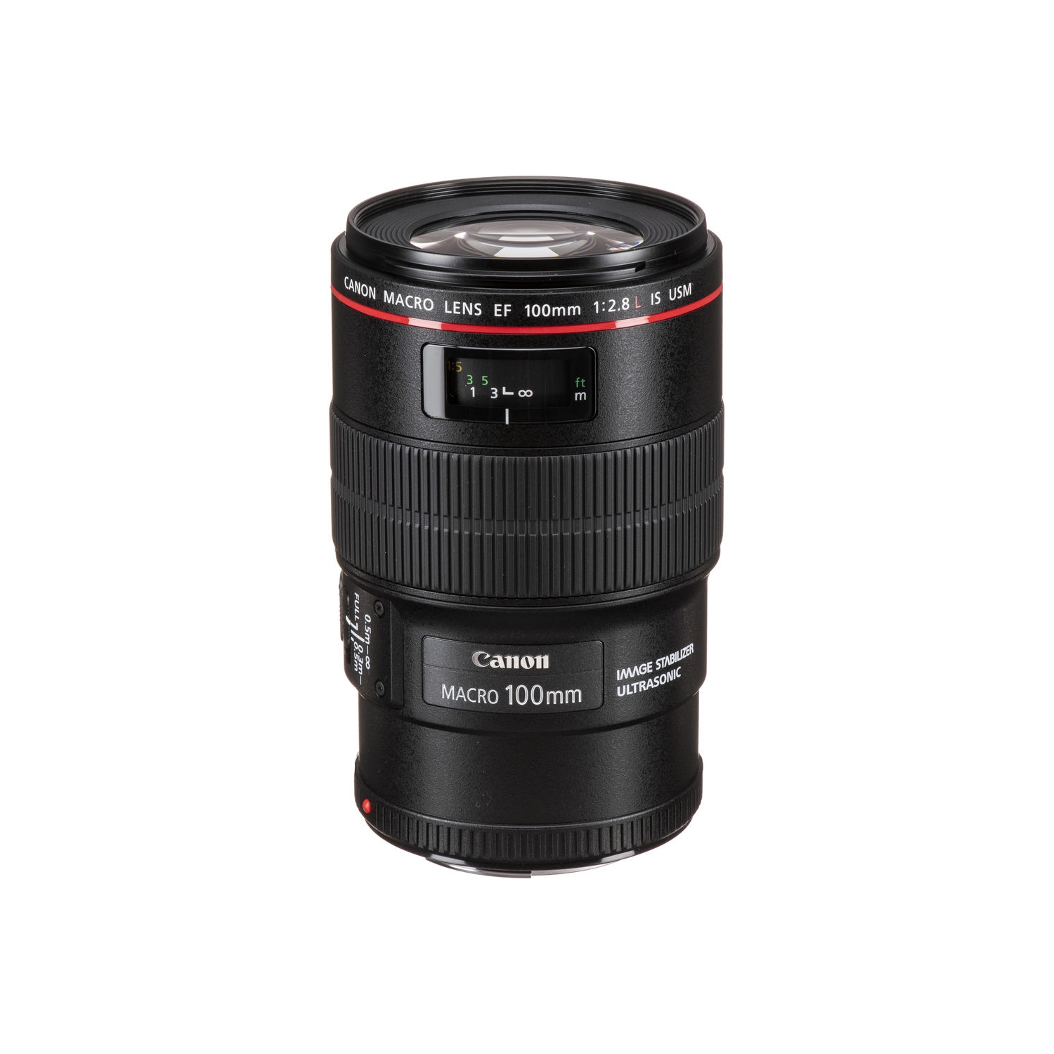 Objectif macro EF USM IS 100 mm f/2,8L de Canon + trousse de filtre de base