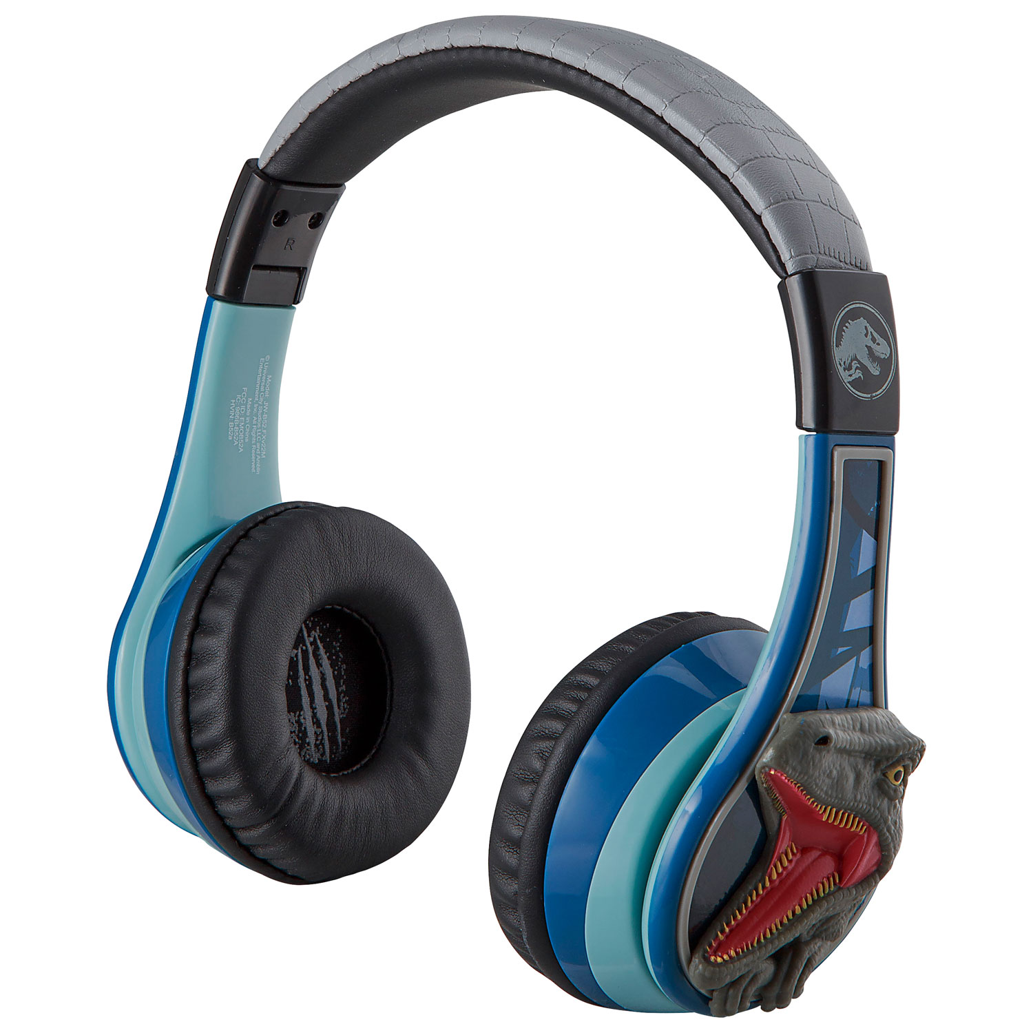 KIDdesigns Noise Cancelling Over-Ear Bluetooth Headphones - Jurassic World