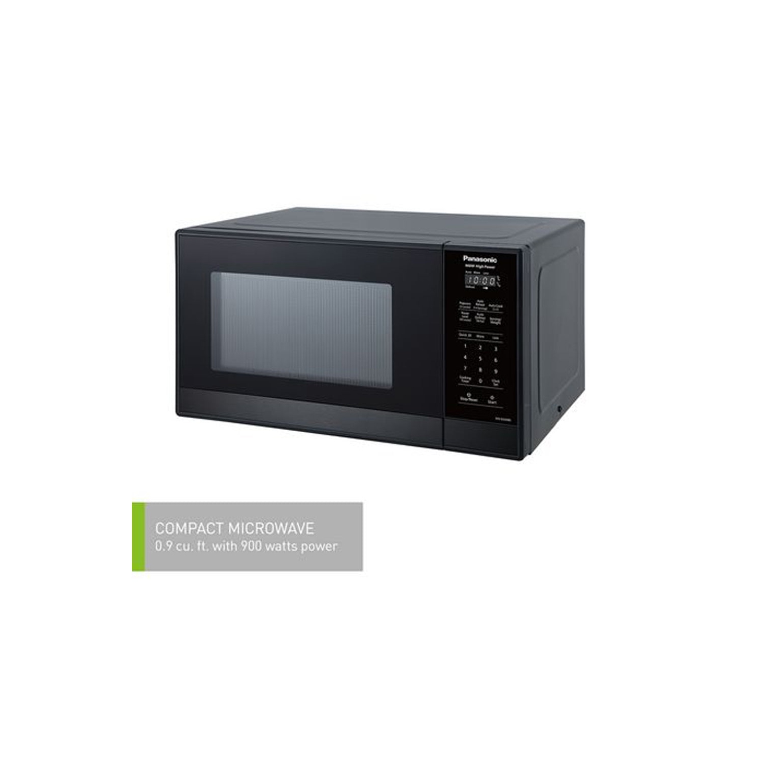 Panasonic 0,9 pi³ en acier inoxydable noir NN-SG448-S - remis à neuf