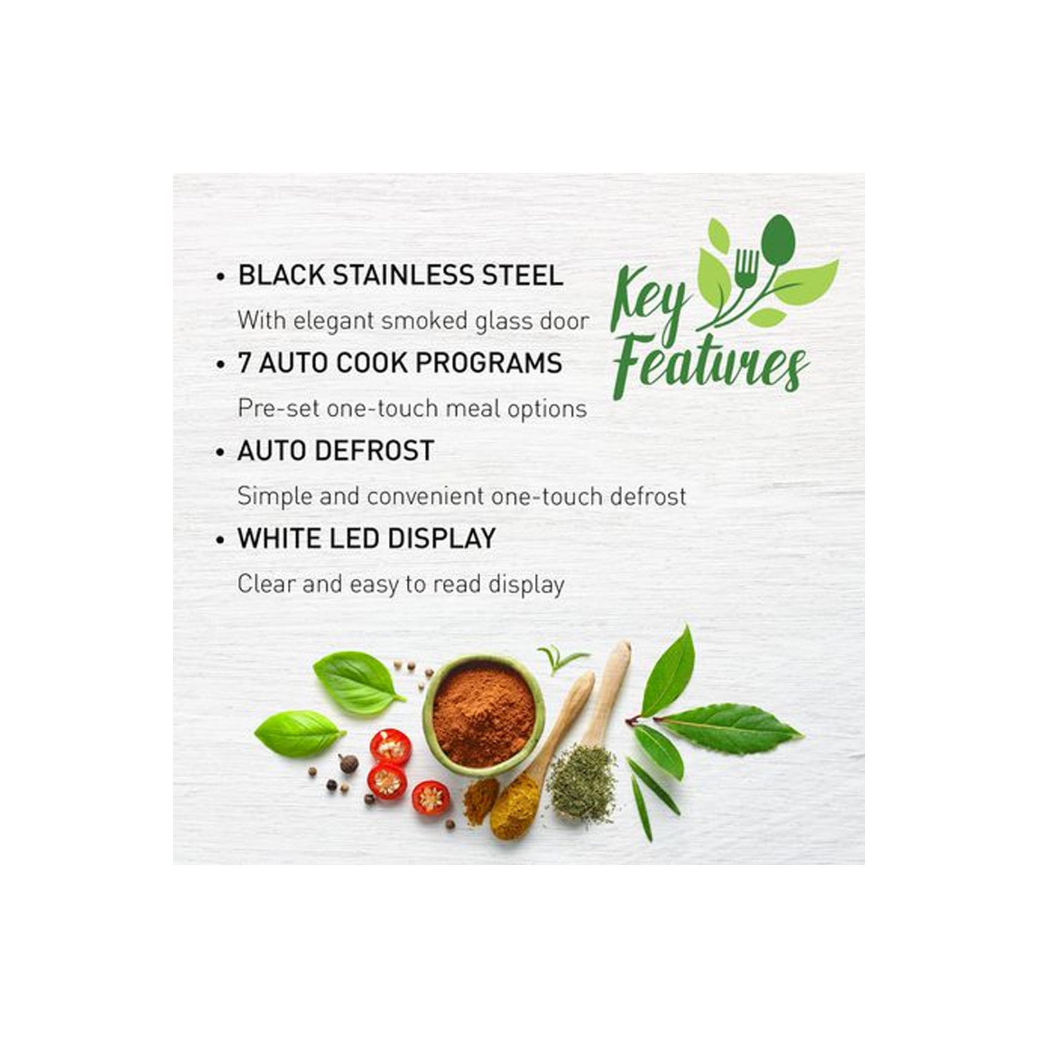 Panasonic 0,9 pi³ en acier inoxydable noir NN-SG448-S - remis à neuf