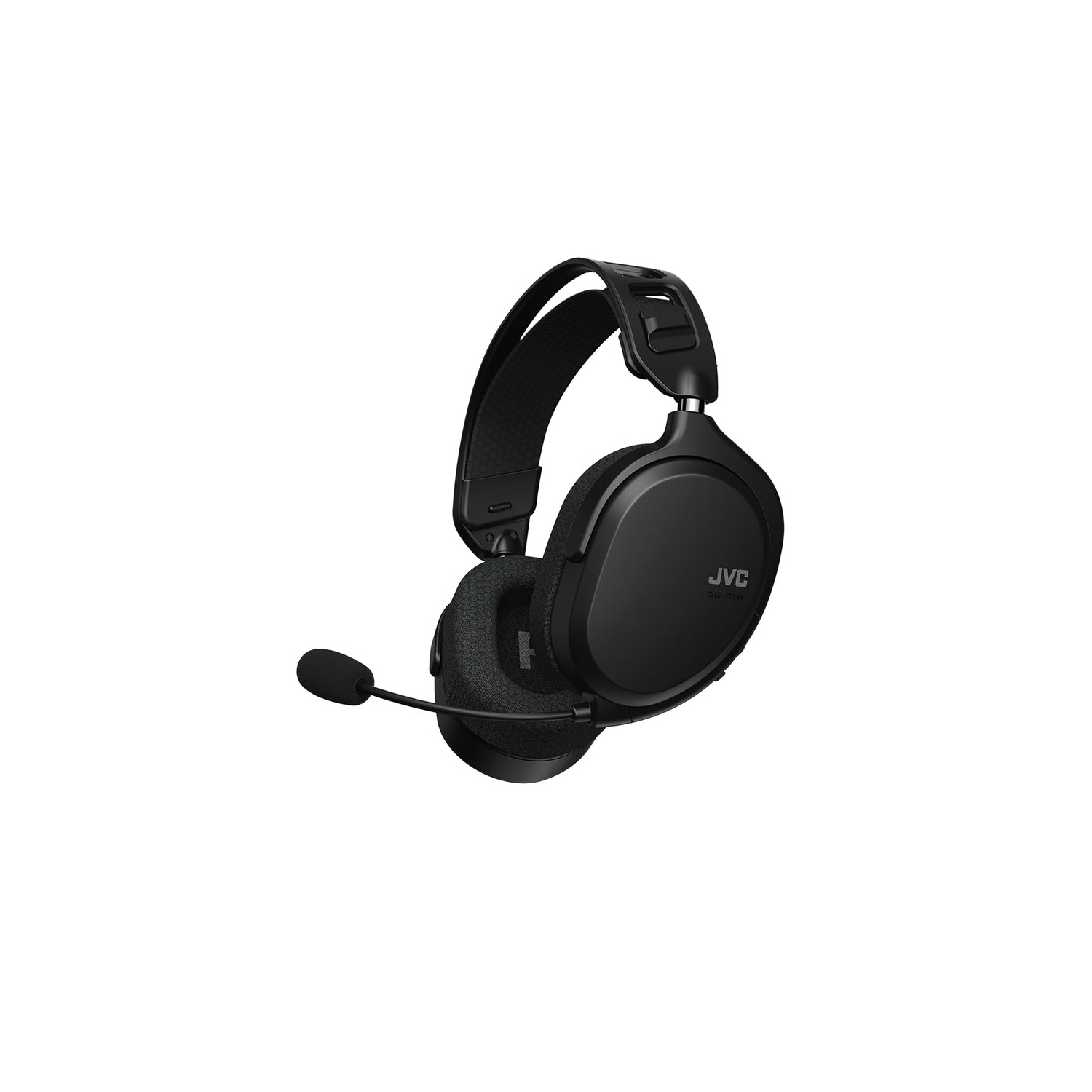 JVC - Ultra Lightweight Wireless Gaming Headset with Detachable Microphone, Black