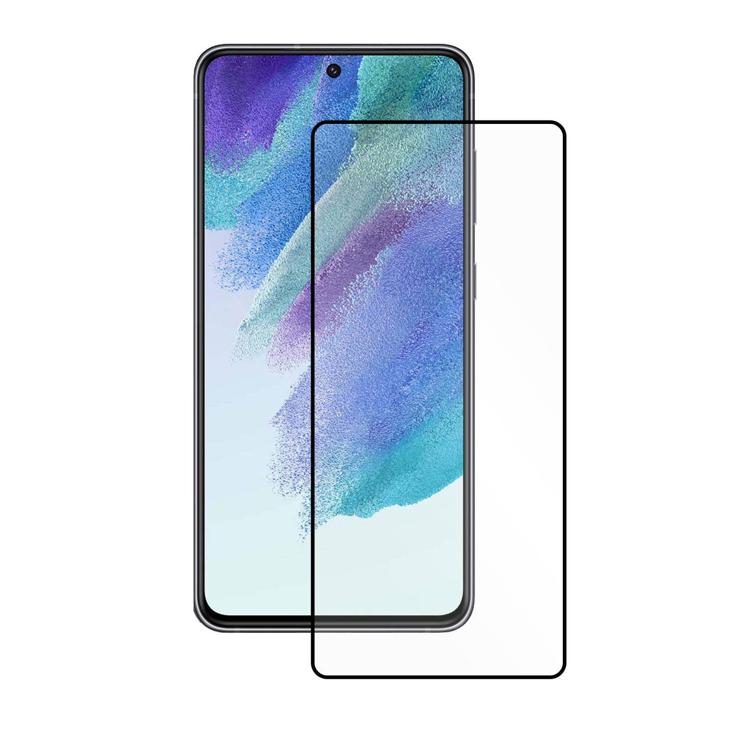 Étui rigide ajusté en plastique pour Galaxy S21 FE 5G de SPECTRUM SPECGlass – translucide