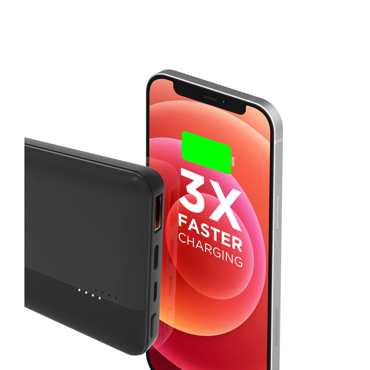 HyperGear 10000mAh 20W Single Port USB-C & 18W Single Port USB-A Portable Power Bank