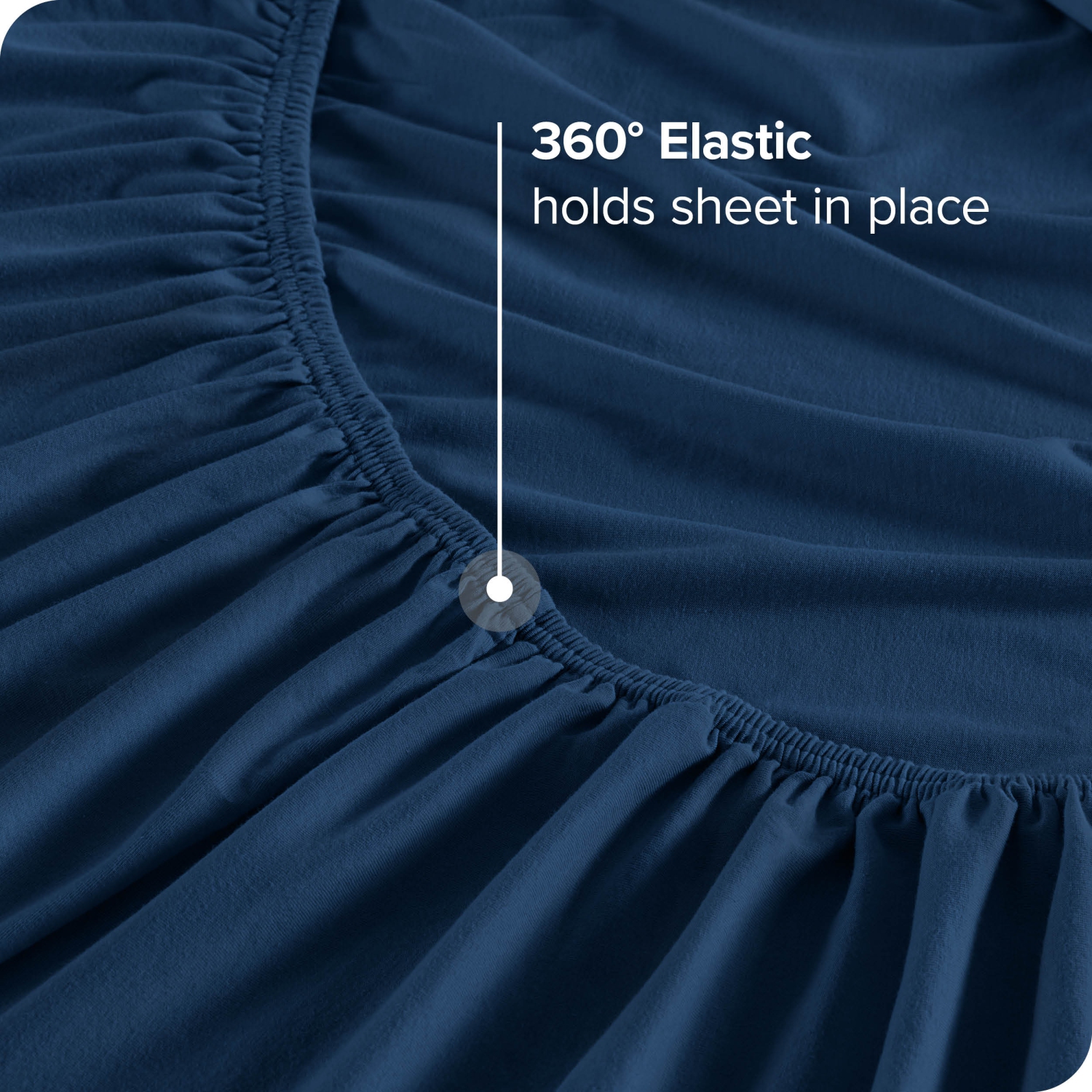 Ensemble de draps en coton jersey 100 % biologique Bare Home - Pochette profonde - léger et respirant - draps et taies d’oreiller