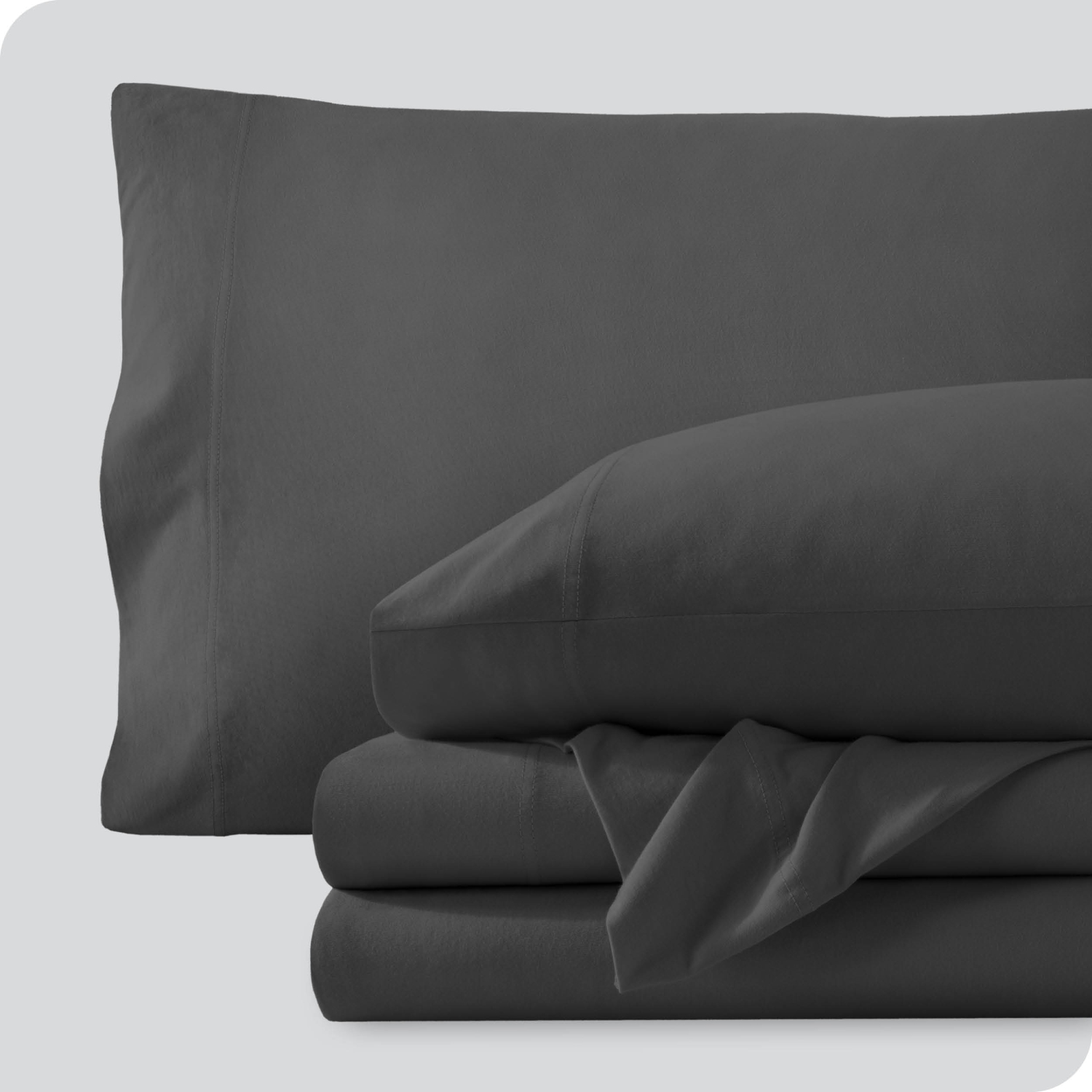Bare Home 100% Organic Jersey Cotton Sheet Set - Deep Pocket - Lightweight & Breathable - Bedding Sheets & Pillowcases