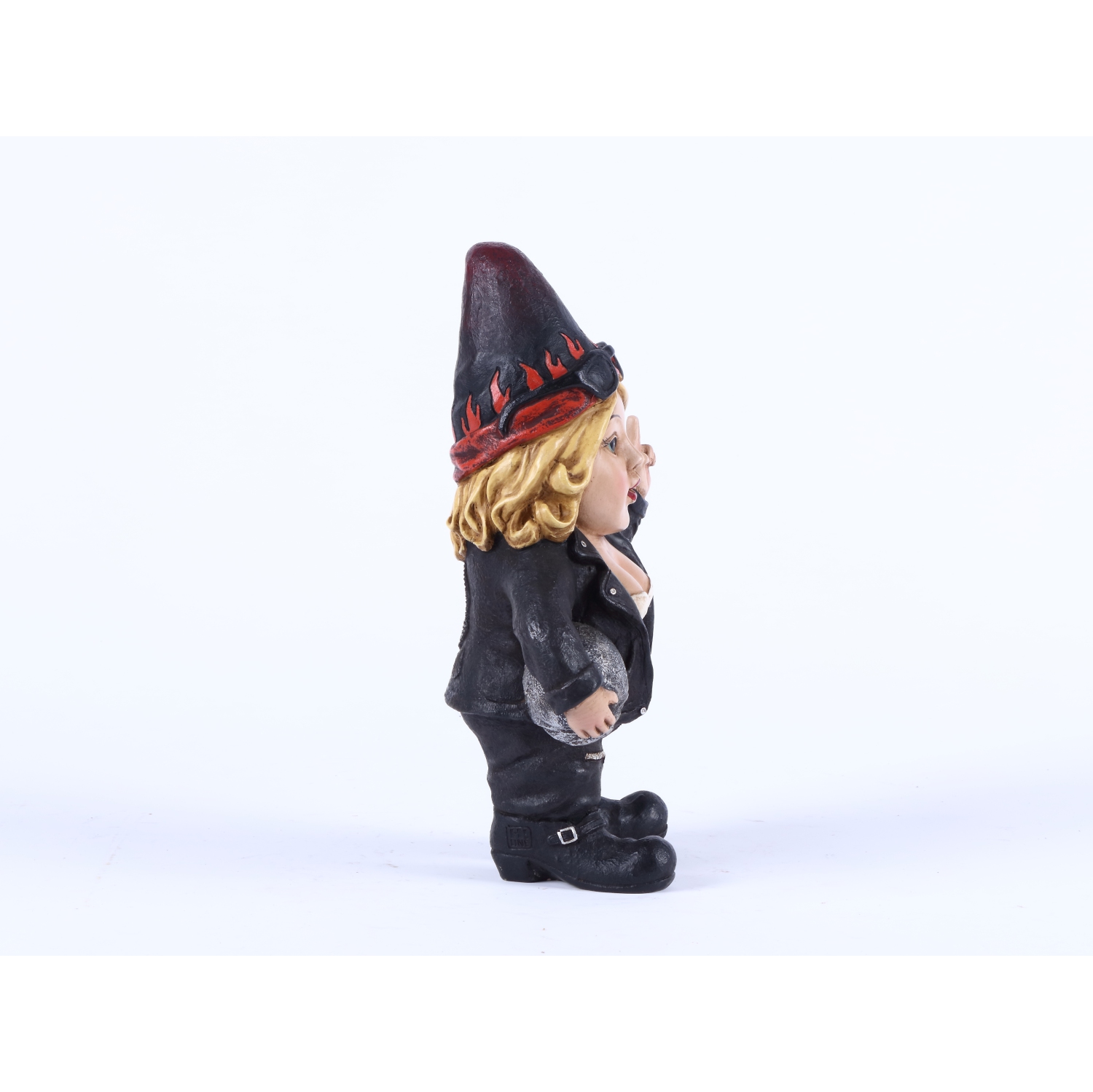 Hi-Line Gift Ltd Female Biker Gnome with Helmet- Gnomad(Hi-Line EXCLUSIVE)