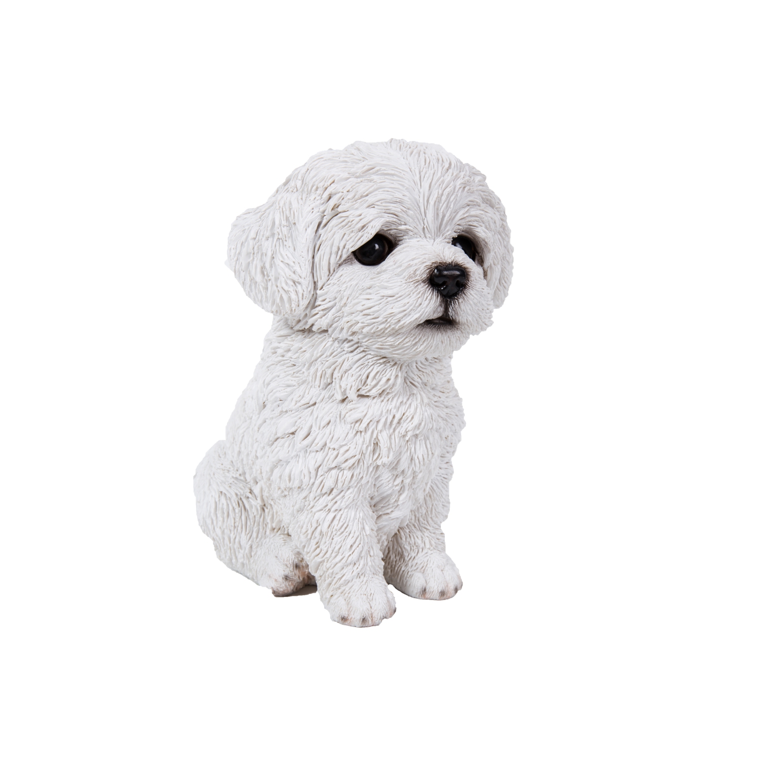 Hi-Line Gift Ltd Maltese Puppy Garden Statue