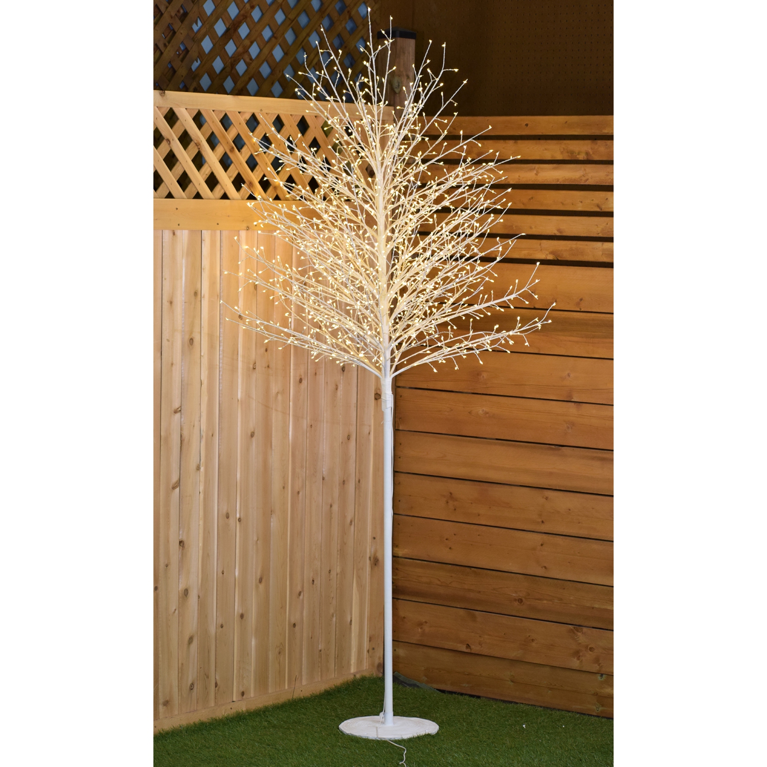 Hi-Line Gift Ltd Micro Dot White Tree 210Cm
