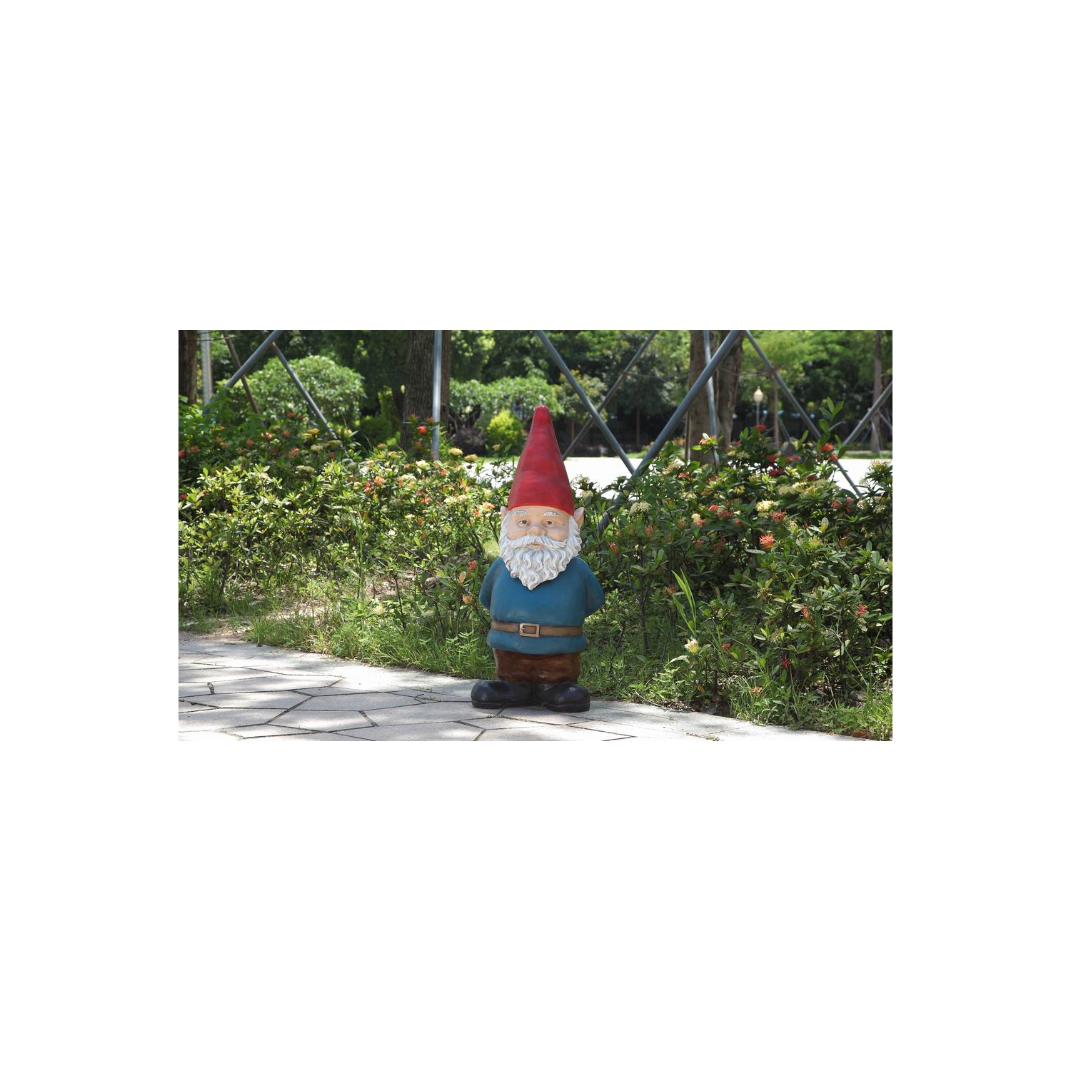 Hi-Line Gift Ltd Gnome Bobblehead with Hands Behind His Back(Hi-Line EXCLUSIVE)