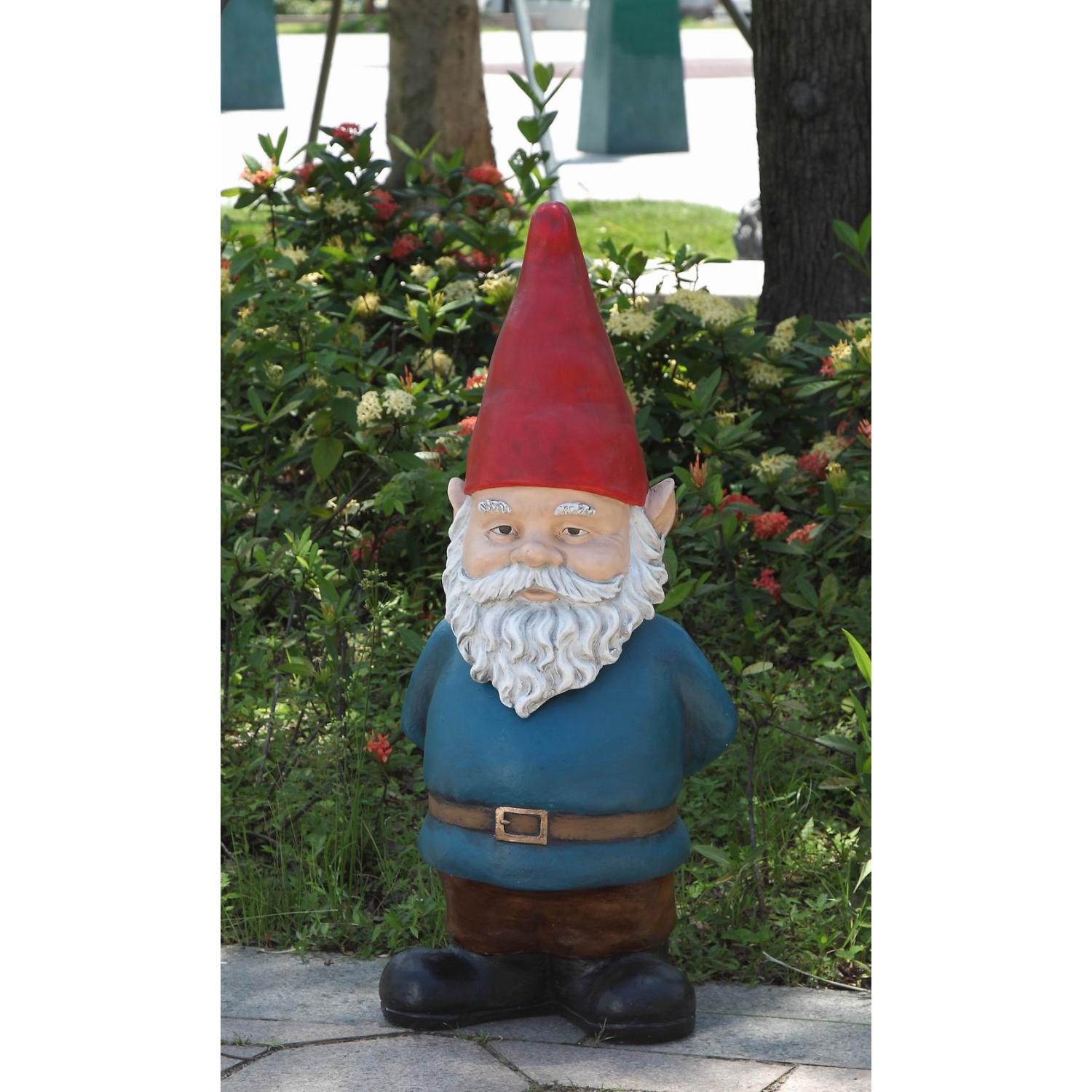 Hi-Line Gift Ltd Gnome Bobblehead with Hands Behind His Back(Hi-Line EXCLUSIVE)