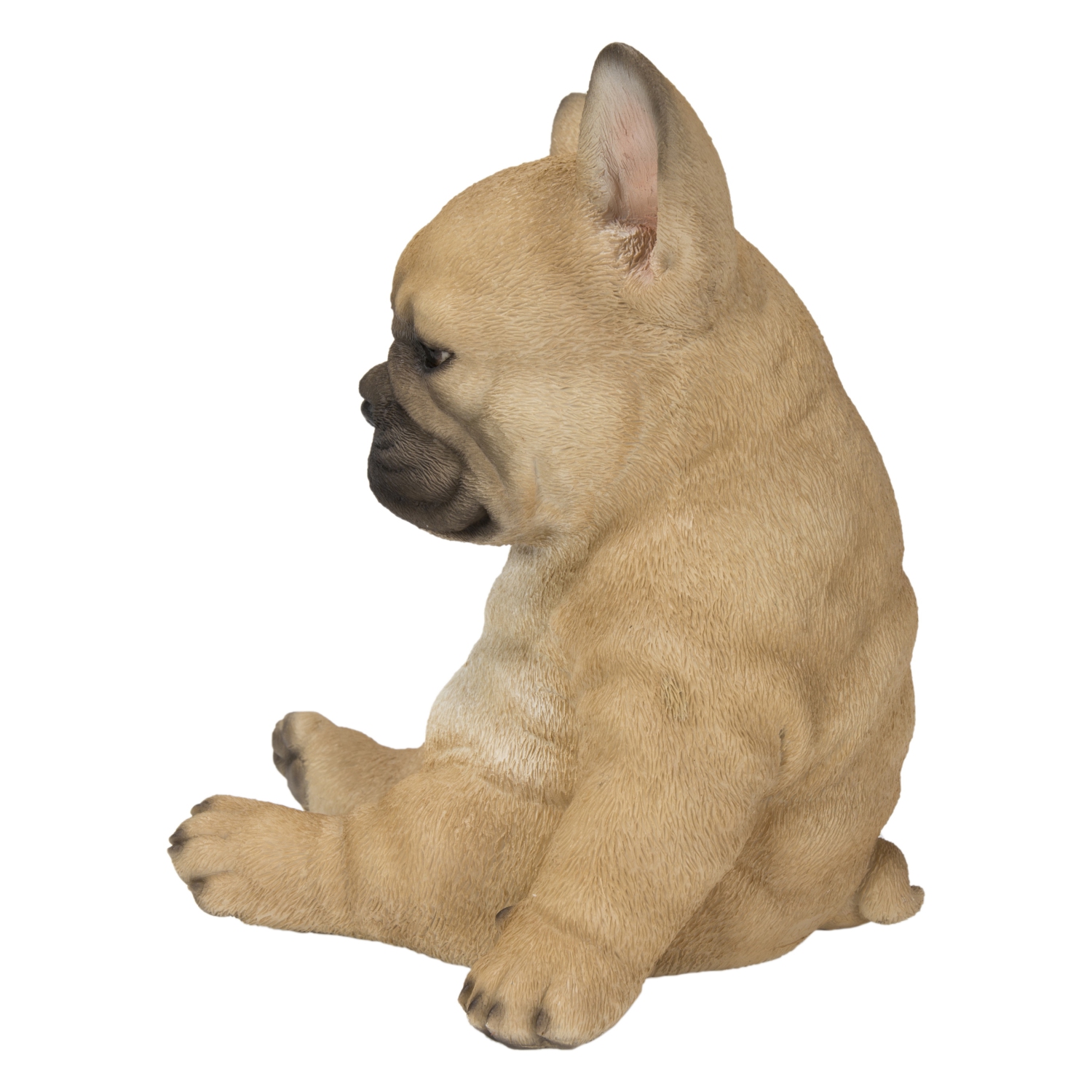 Hi-Line Gift Ltd Sleepy French Bulldog Puppy Garden Statue Sitting