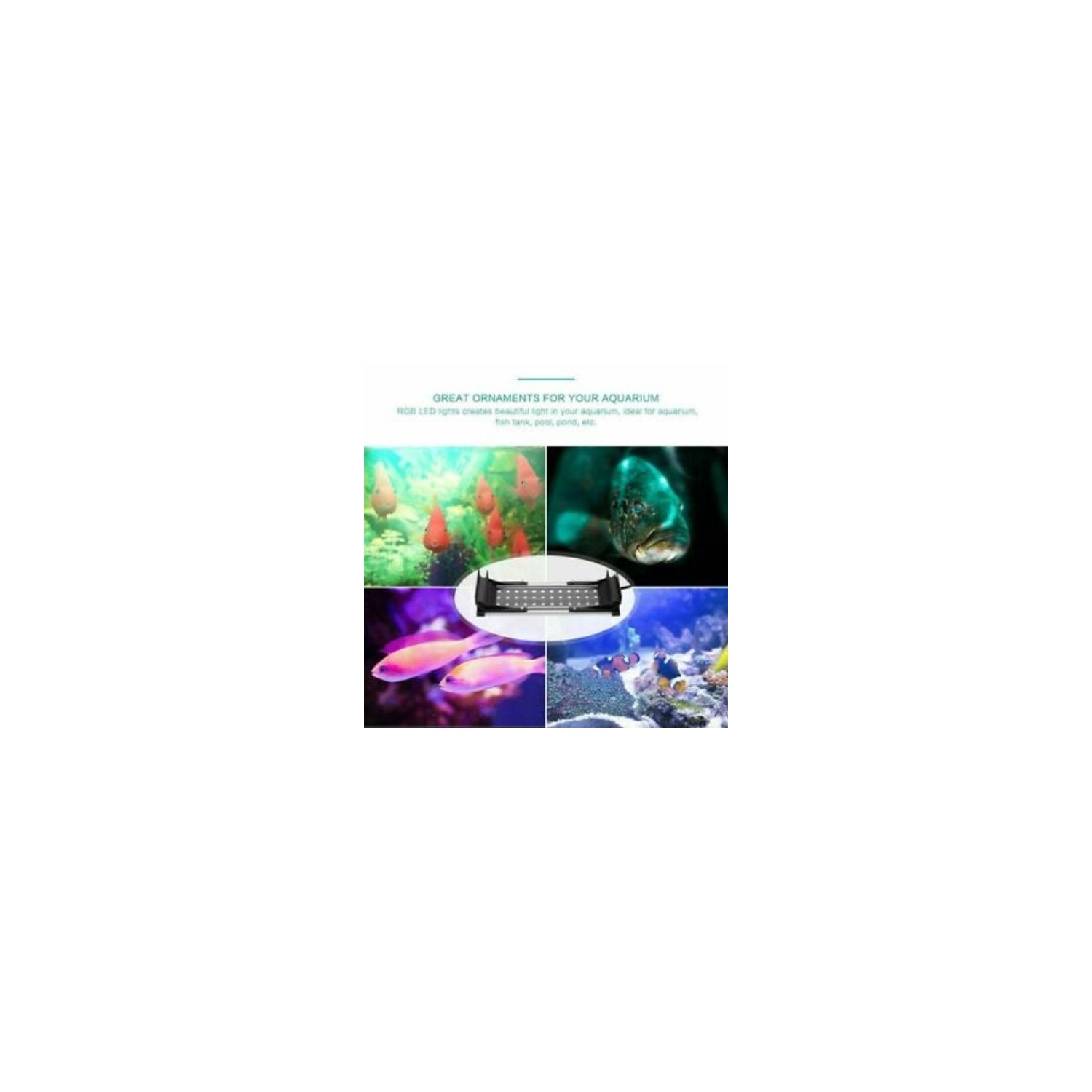 Aquarium aquarium en forme de aquarium, lampe de bureau DEL multicolore, aquarium et lampe 144Leds