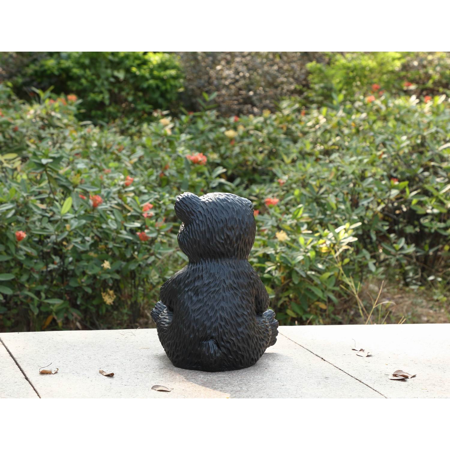 Hi-Line Gift Ltd Bear Cub Holding Sunflower