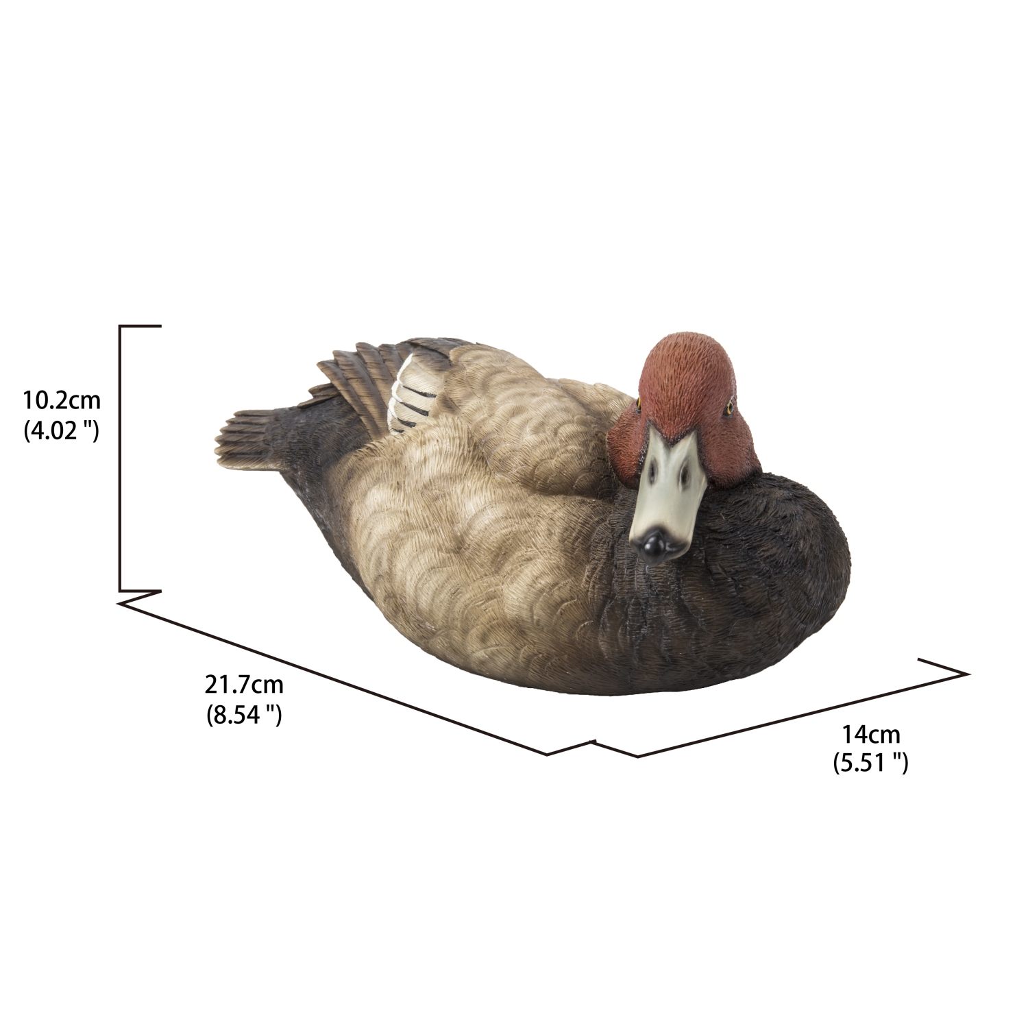 Hi-Line Gift Ltd Mallard with Red Head