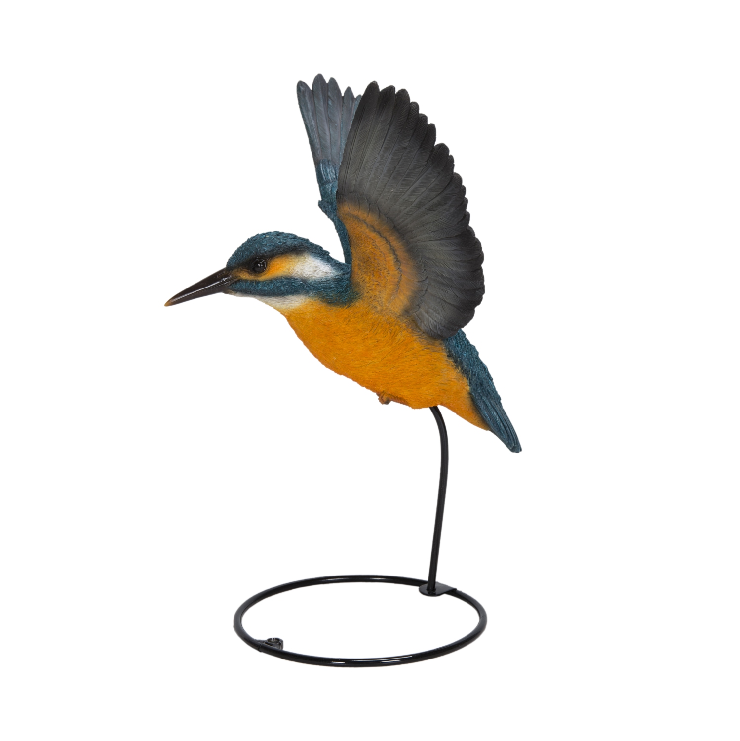 Hi-Line Gift Ltd Flying-Off Kingfisher Garden Statue