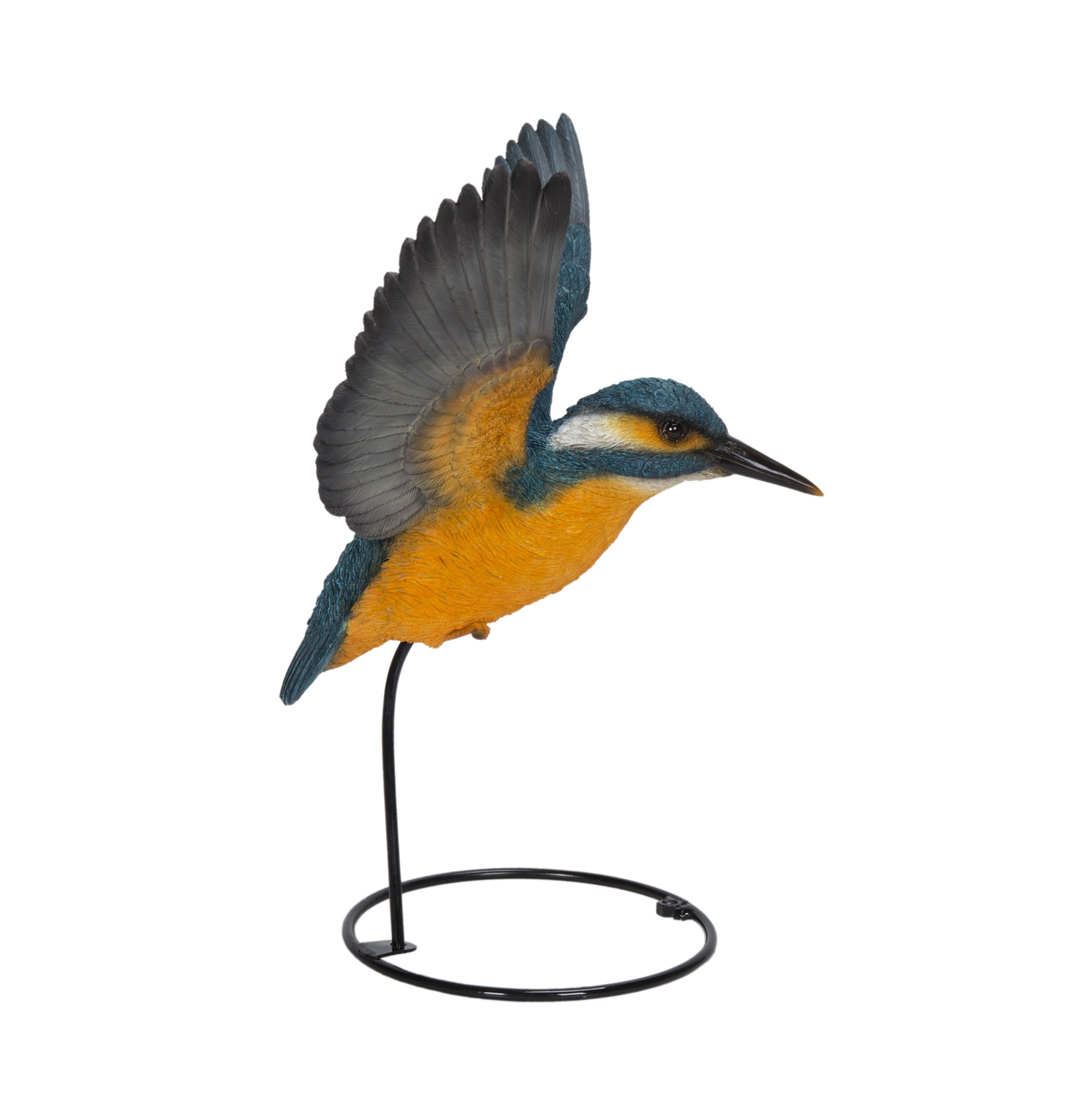 Hi-Line Gift Ltd Flying-Off Kingfisher Garden Statue