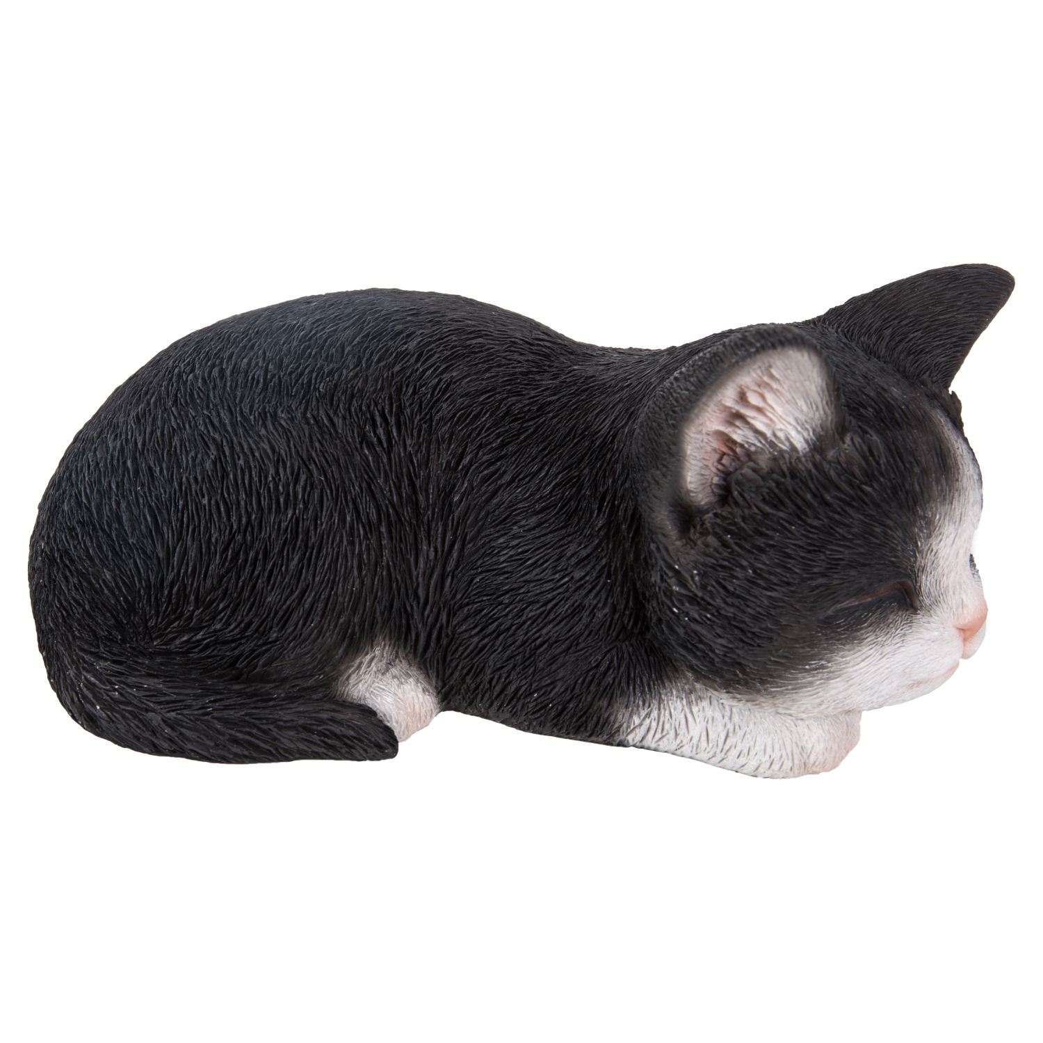 Hi-Line Gift Ltd Black & White Kitten Sleeping