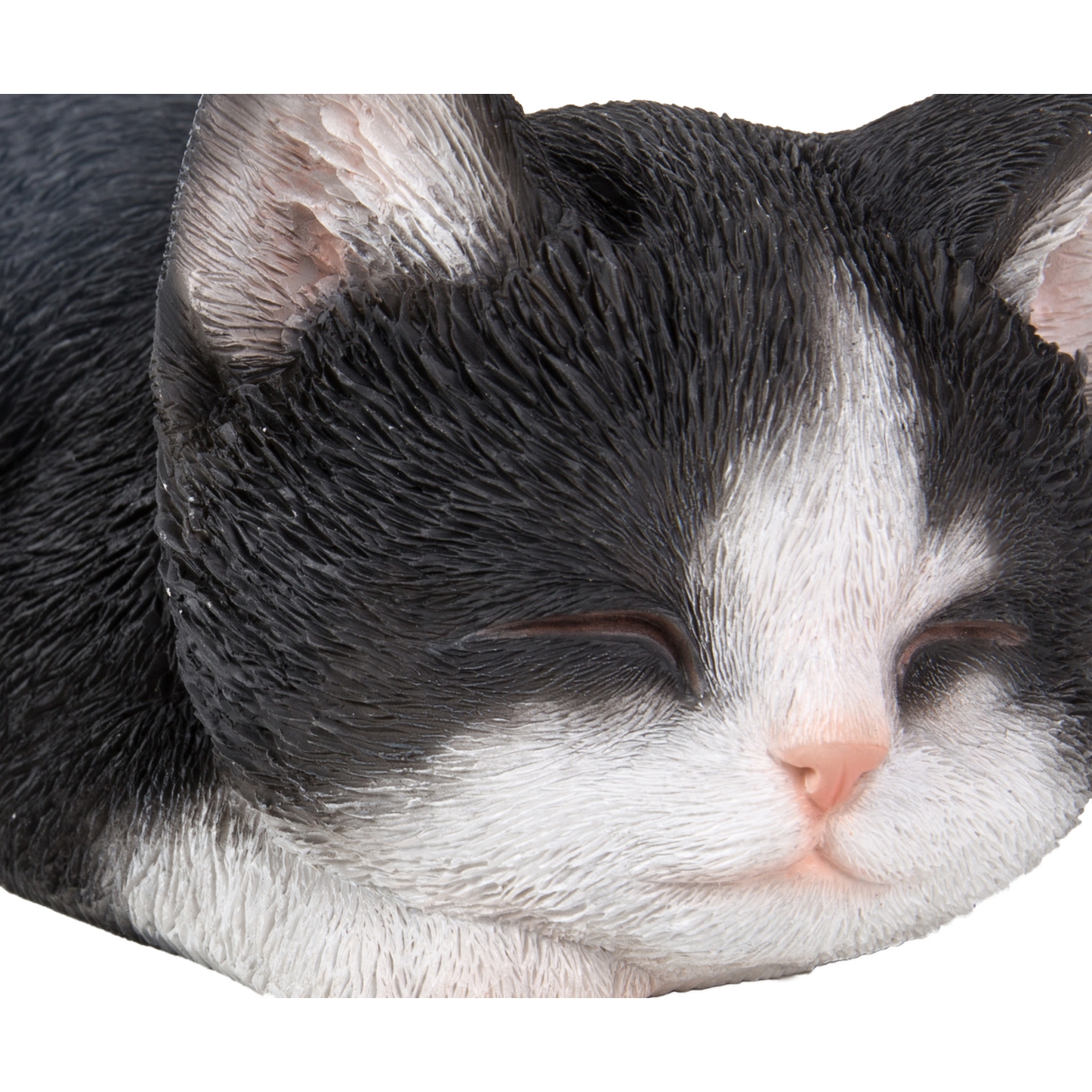 Hi-Line Gift Ltd Black & White Kitten Sleeping