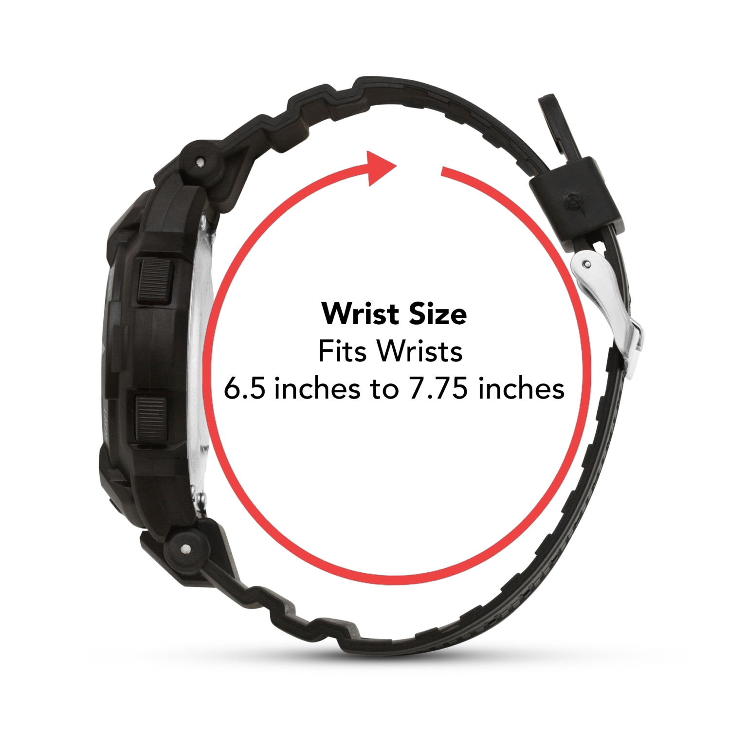 Mens Digital Sports Watch, 46mm Large Face Digital Chronograph, Resin Strap, Military Time 12H/24H, Light Up, Alarm, Stopwatch, Water Resistant