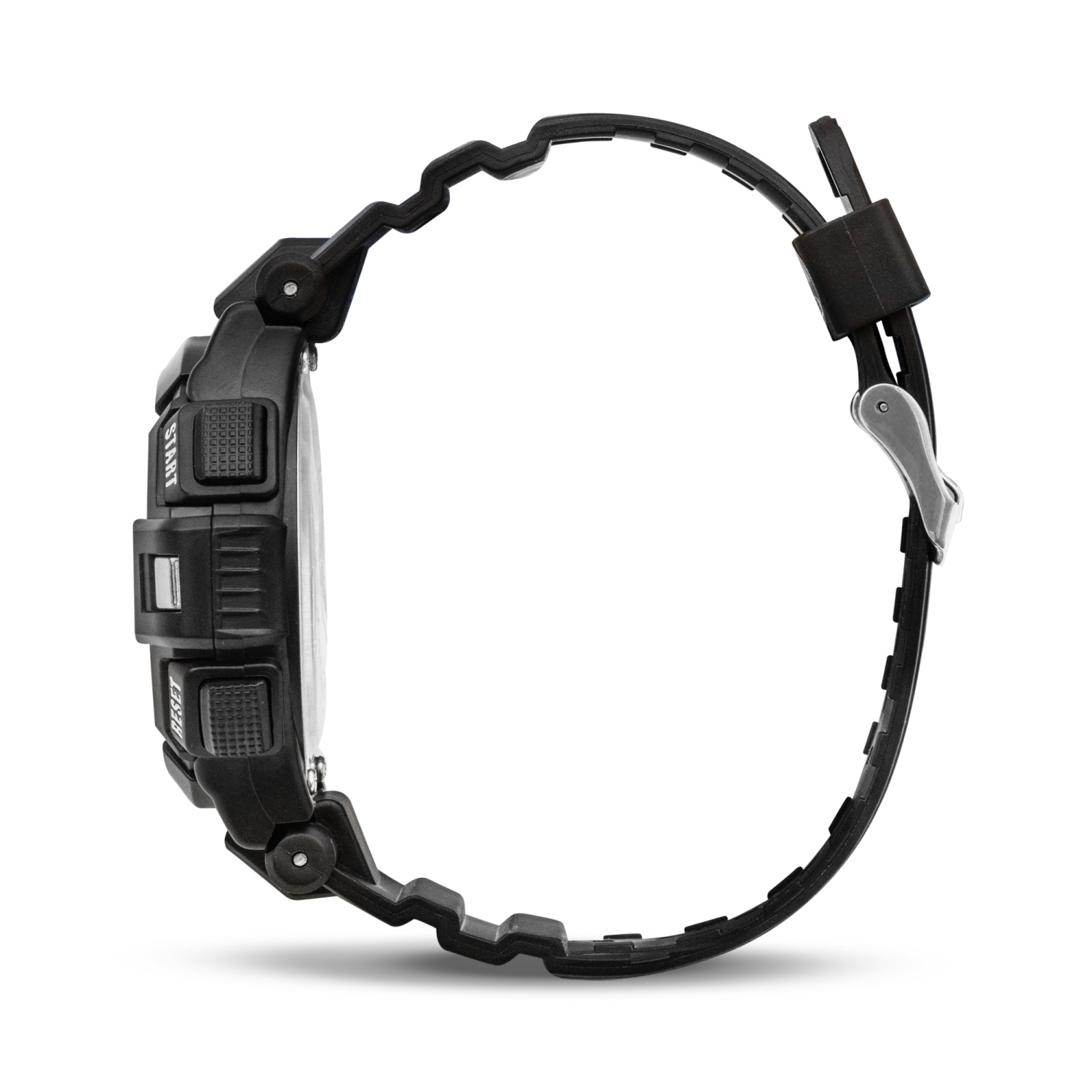 Mens Digital Sports Watch, 46mm Large Face Digital Chronograph, Resin Strap, Military Time 12H/24H, Light Up, Alarm, Stopwatch, Water Resistant