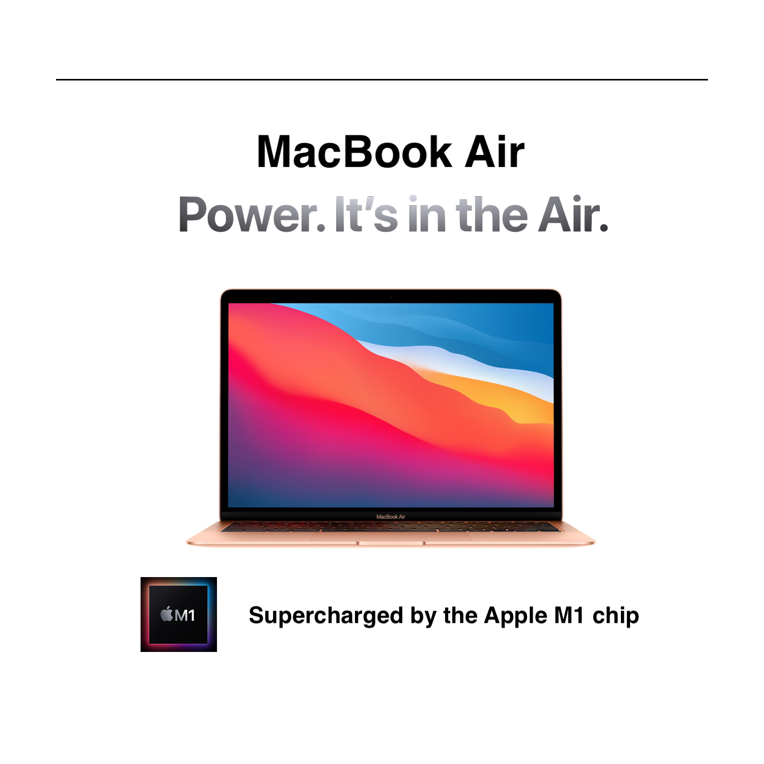 Apple MacBook Air 13.3" w/ Touch ID (Fall 2020) - Gold (Apple M1 Chip / 256GB SSD / 8GB RAM) - English - NEW IN BOX