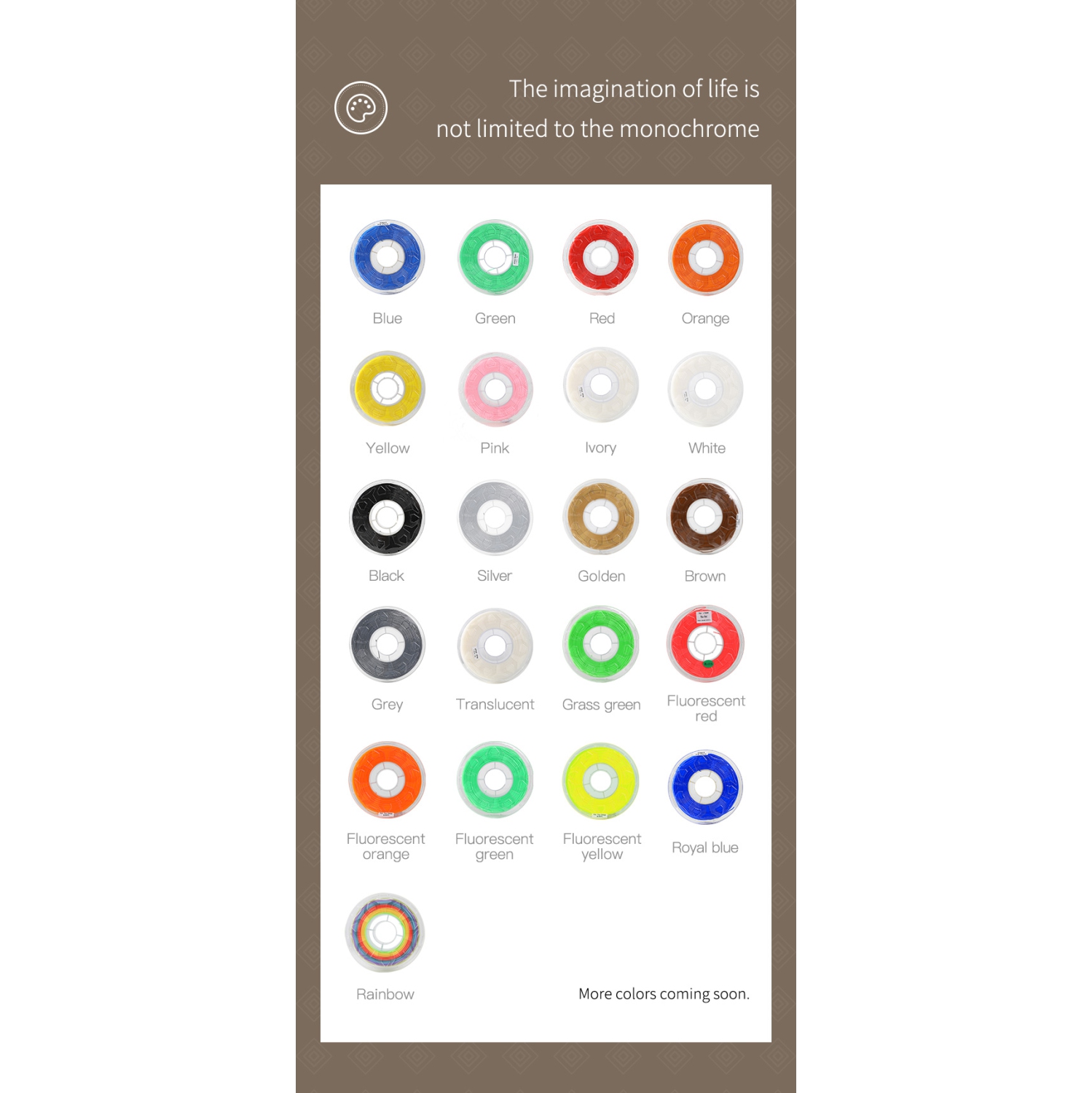 Creality CR-PLA 3D Printer Filament 1.75 mm, 1 KG Spool