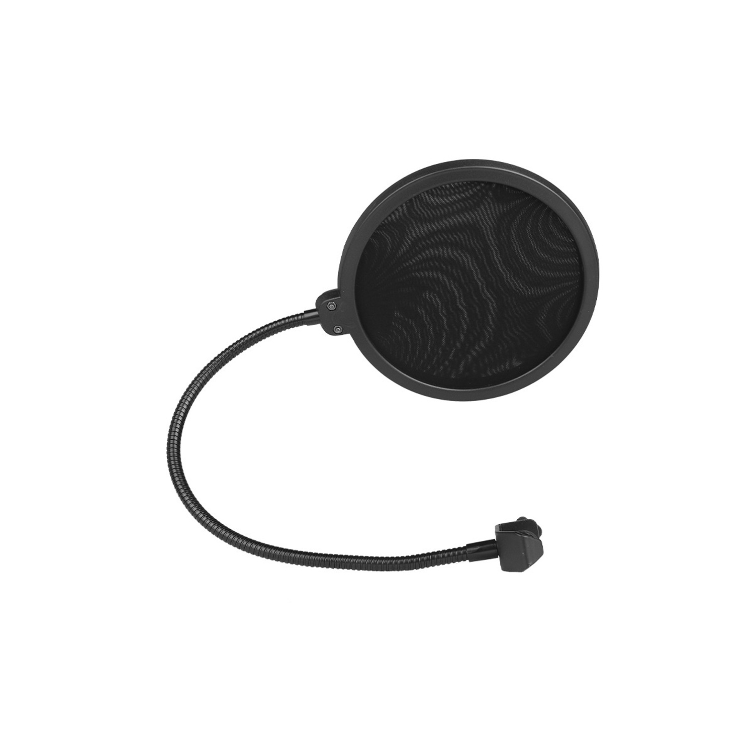 Miccrophone Pop Filter Cover Pour Mic Windscreen Métal Isolation Shield pour Enregistrement Vocal Noir - axGear