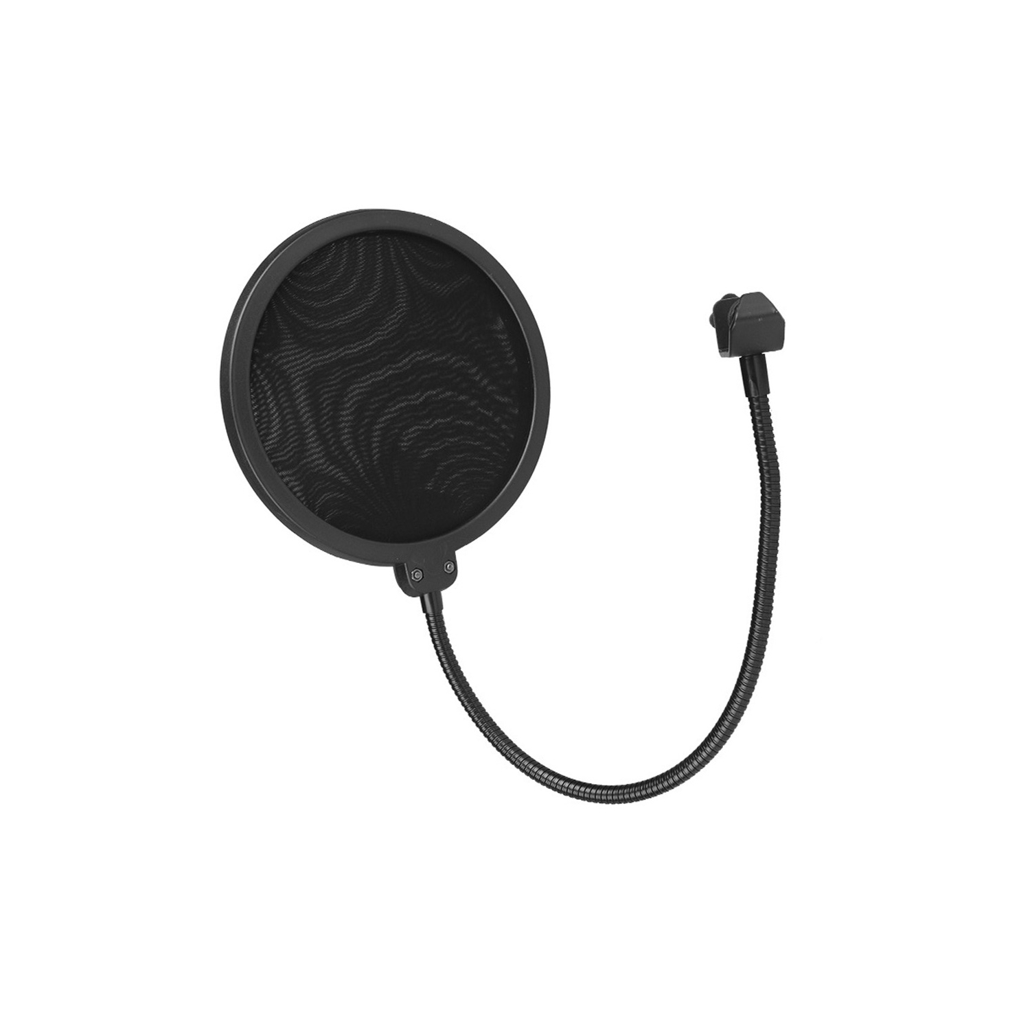 Miccrophone Pop Filter Cover Pour Mic Windscreen Métal Isolation Shield pour Enregistrement Vocal Noir - axGear