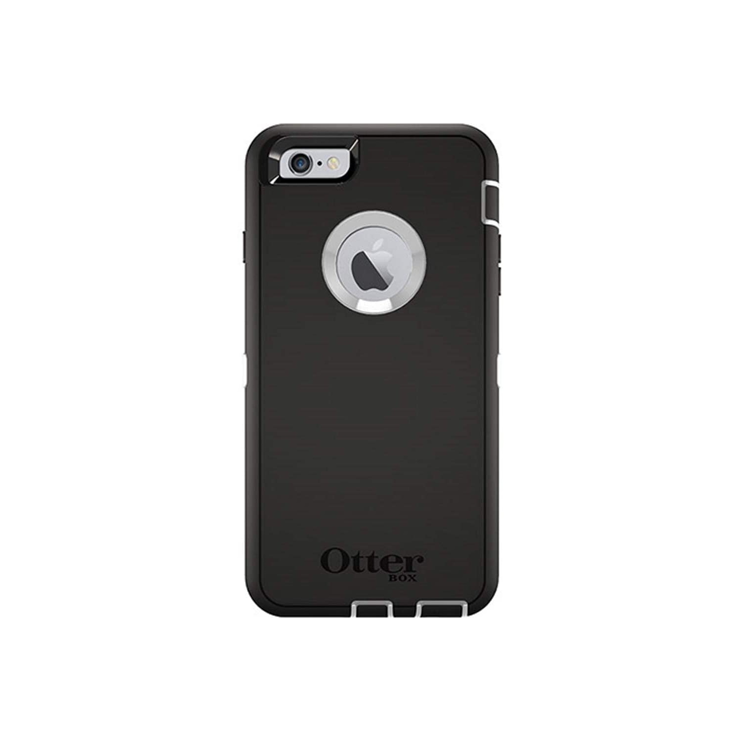 OtterBox Defender Series Rugged Case for iPhone 8, 7, 6s, 6 Plus (PLUS ONLY ) Non-Retail Packaging - Black/White - CASE ONLY