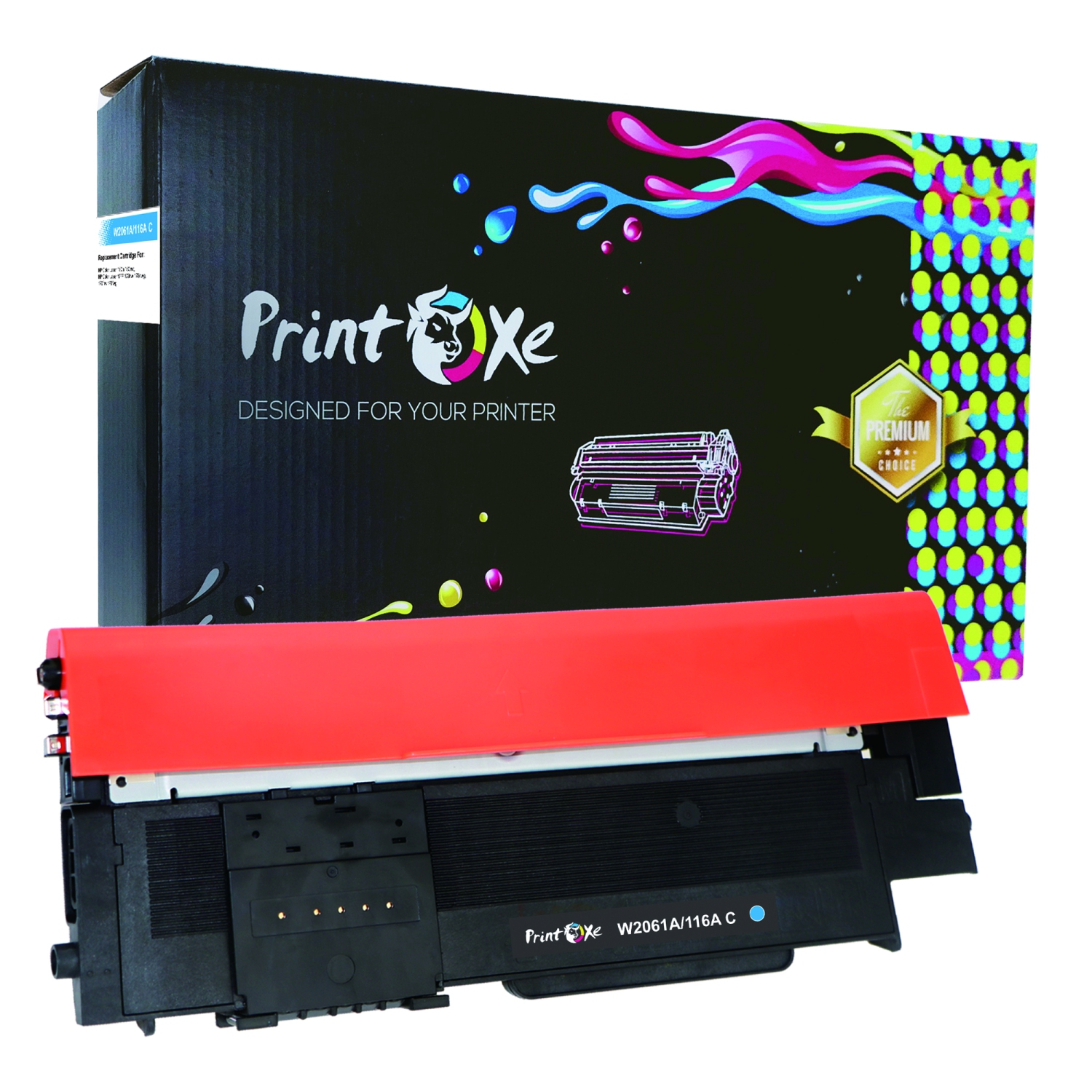 PRINTOXE® W2061A CYAN 116A Compatible with HP Toner Cartridge Cyan 116A for Color Laserjet Pro MFP 178nw 178nwg 179fnw 179fwg 150a 150nw