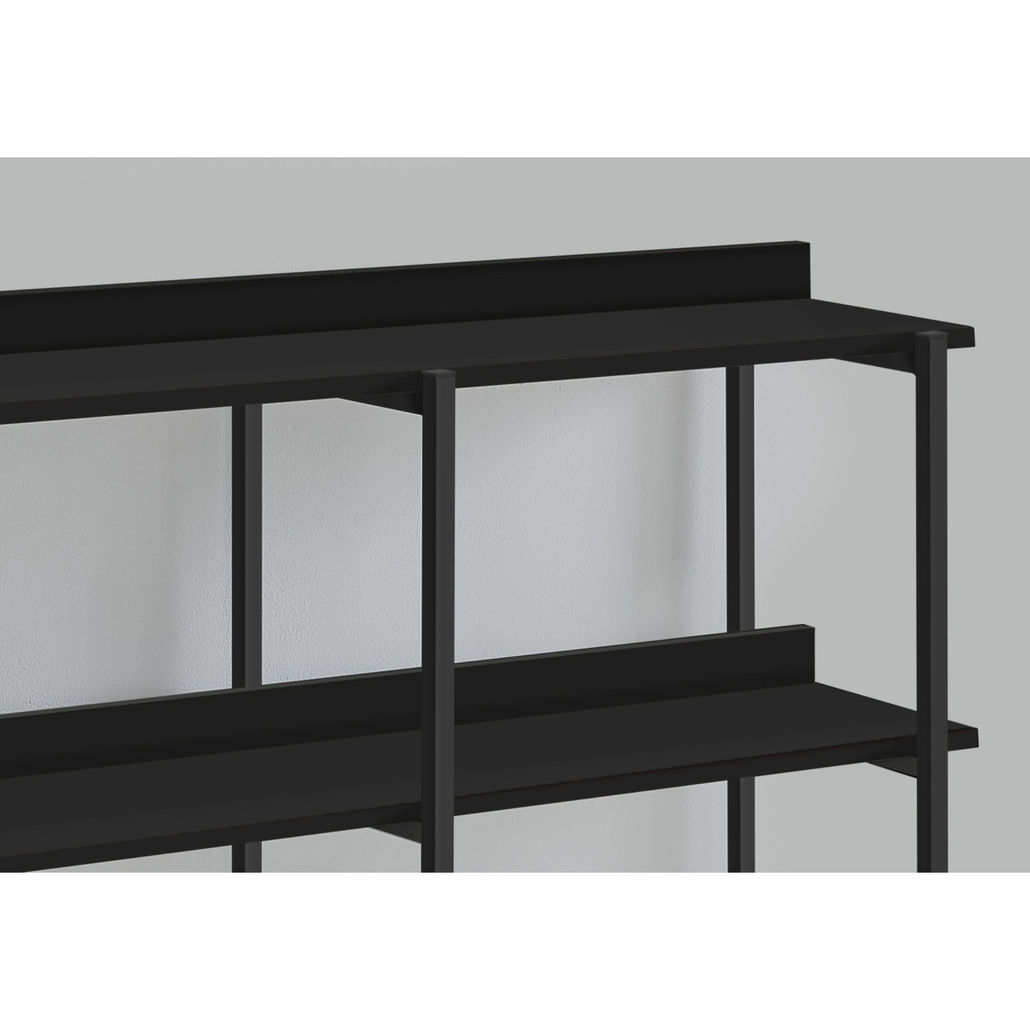Monarch Specialties I 2219 Accent Table 48"L Black Black Metal Hall Console