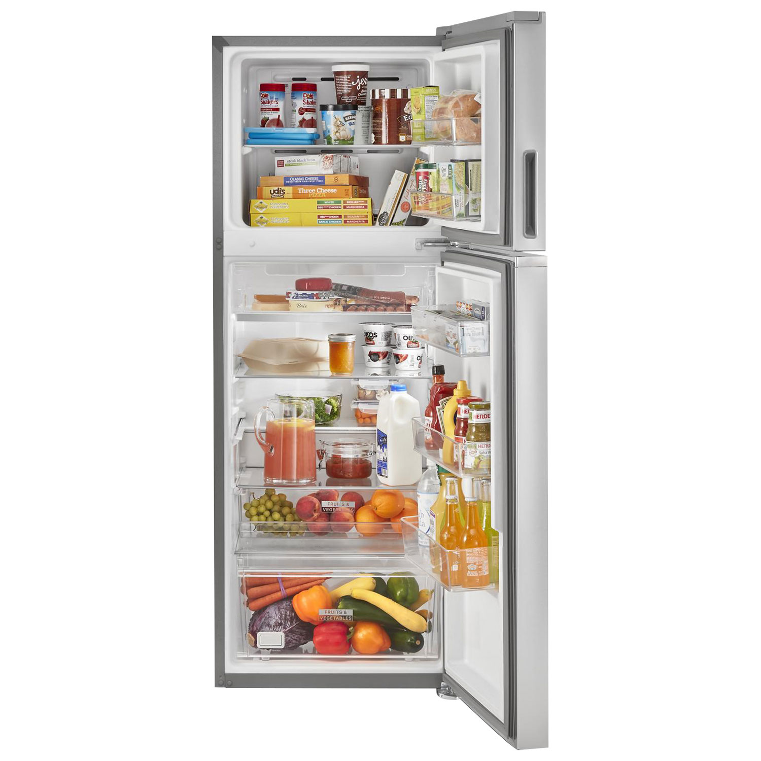 Whirlpool 25" 12.9 Cu. Ft. Top Freezer Refrigerator - Stainless Steel