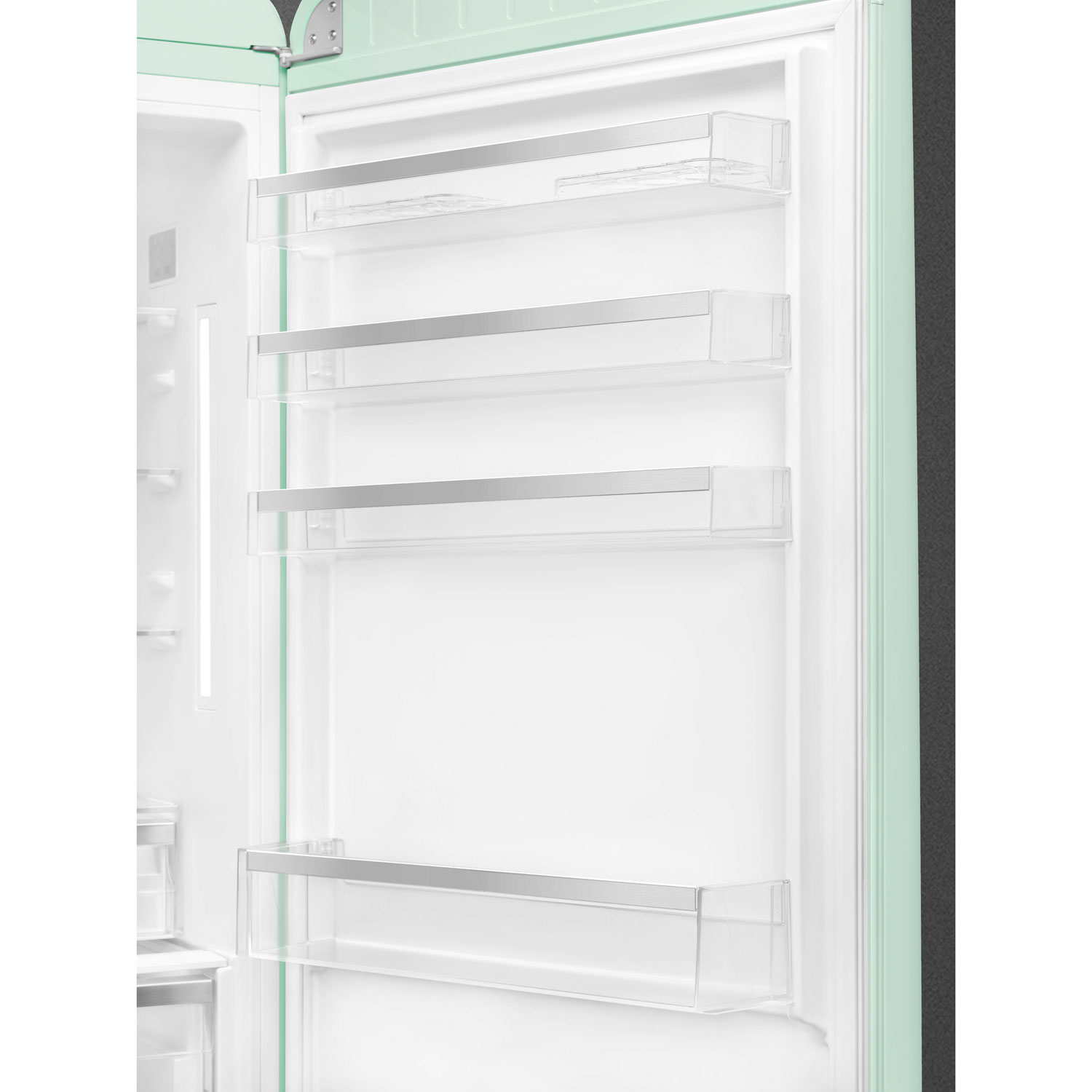 Réfrigérateur à congélateur inférieur 18 pi³ 28 po à distributeur de glaçons Années 50 de Smeg - Vert pastel