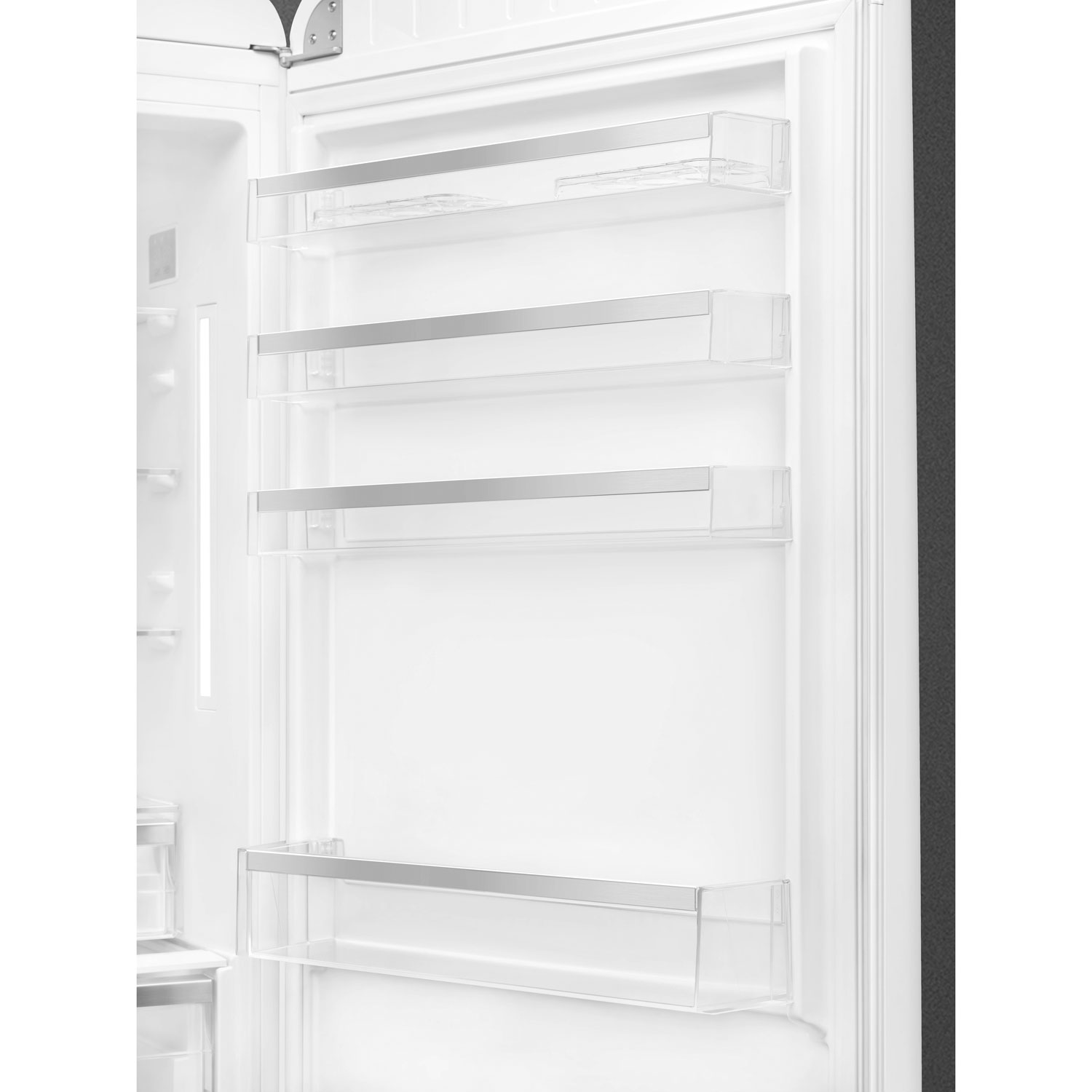 Réfrigérateur à congélateur inférieur 18 pi³ 28 po à distributeur de glaçons Années 50 de Smeg - Blanc