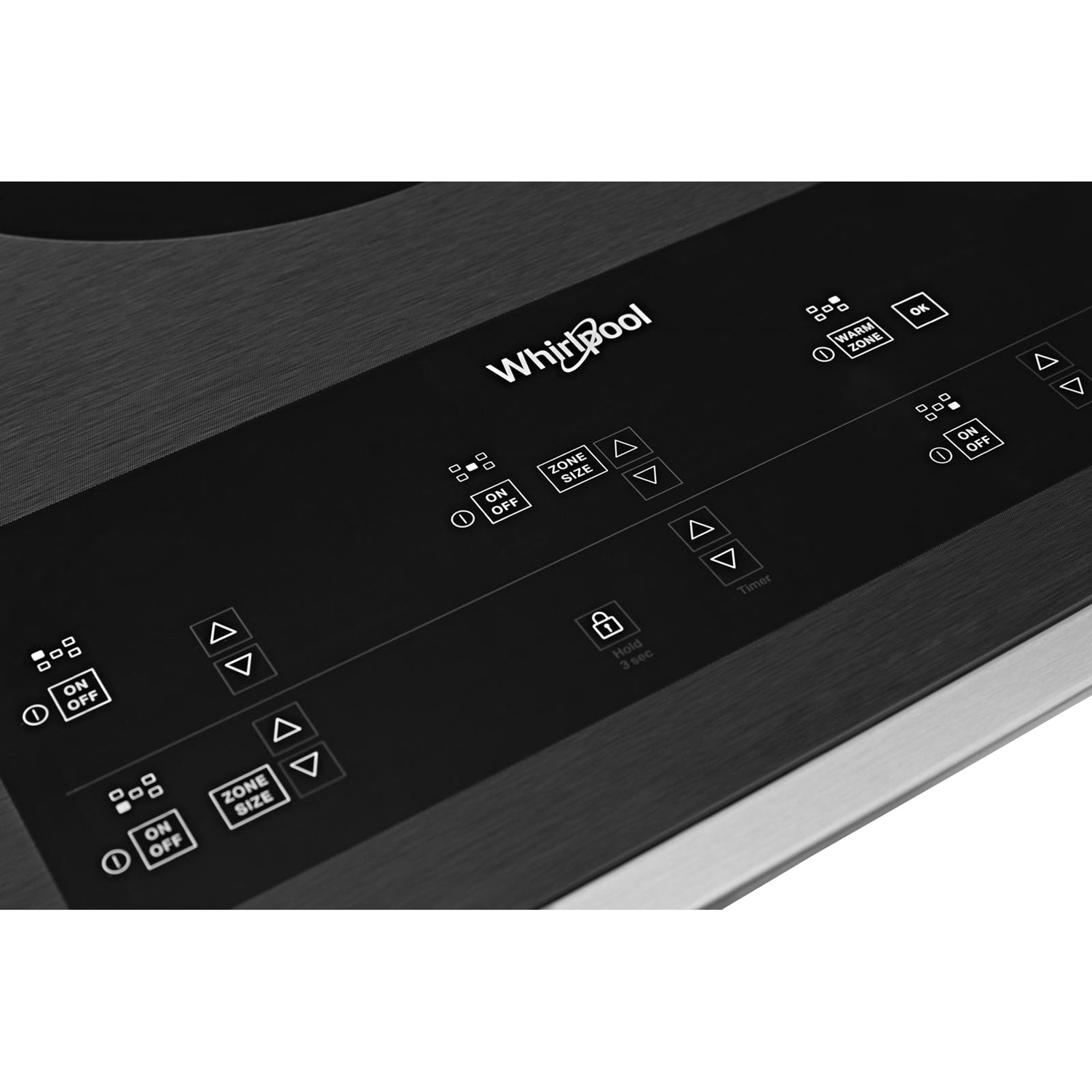 Surface de cuisson électrique de 30 po à 5 éléments de Whirlpool - Noir