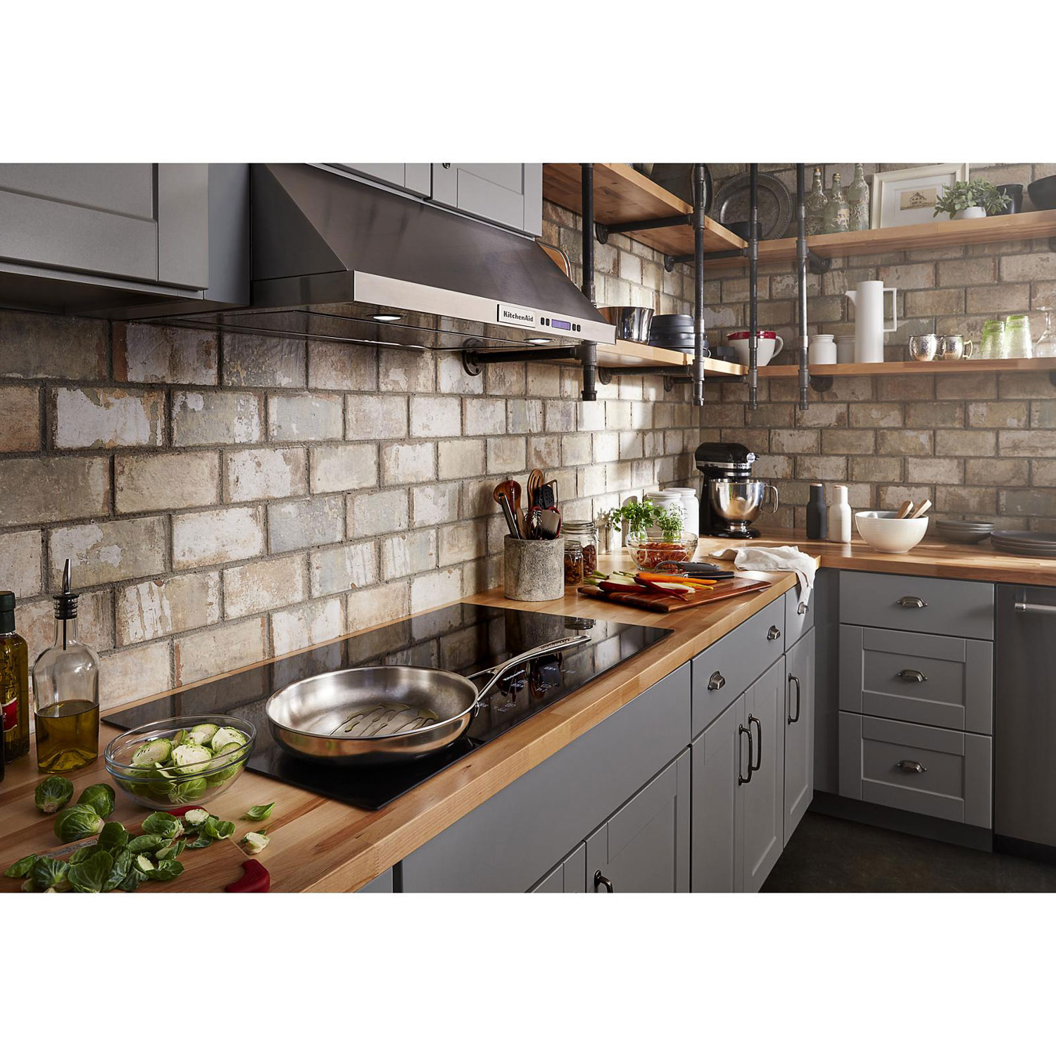 Surface de cuisson électrique de 36 po à 5 éléments de KitchenAid - Noir