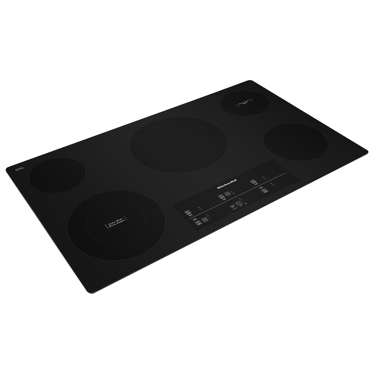 Surface de cuisson électrique de 36 po à 5 éléments de KitchenAid - Noir